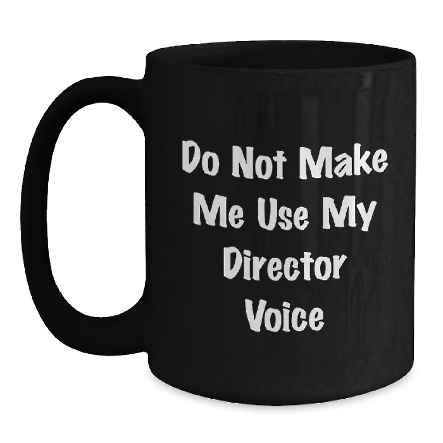 Funny Gifts from Family Members for Director Mom, Black Coffee Mug, Mother's Day Unique Gifts - Main
