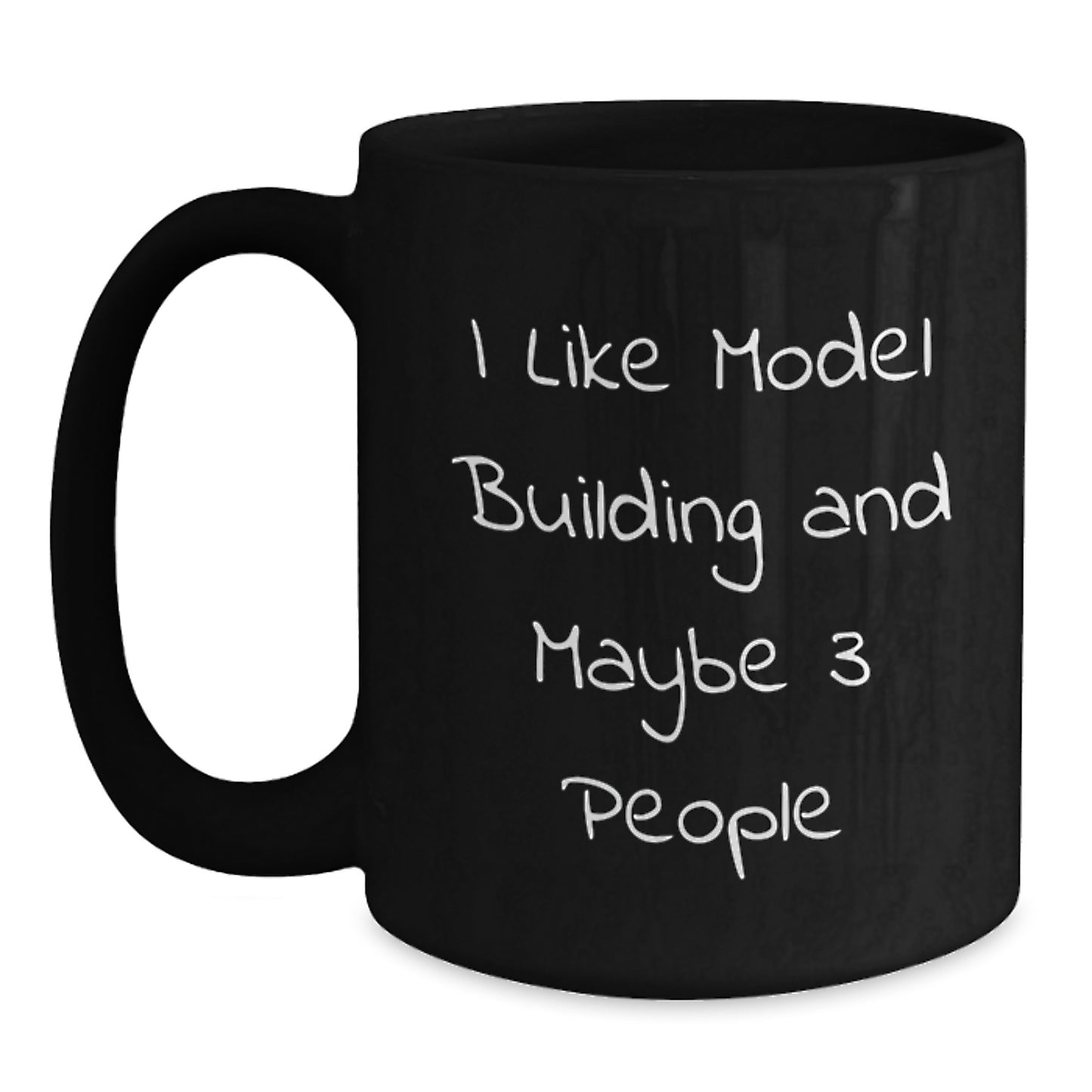 Unique Model Building Gifts for Mom, Funny Quote Black Coffee Mug, Perfect for Model Builder Enthusiasts, Gifts from Family, Mother's Day Unique Gifts - Main