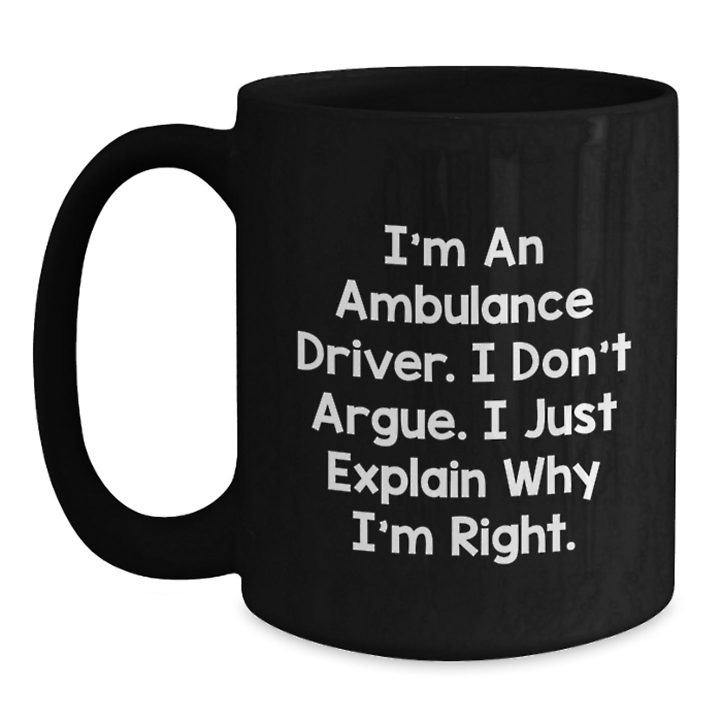 Funny Ambulance Driver Gifts from Friends, Ambulance Driver Humor Coffee Mugs for Graduation Unique Gifts Ideas - Main