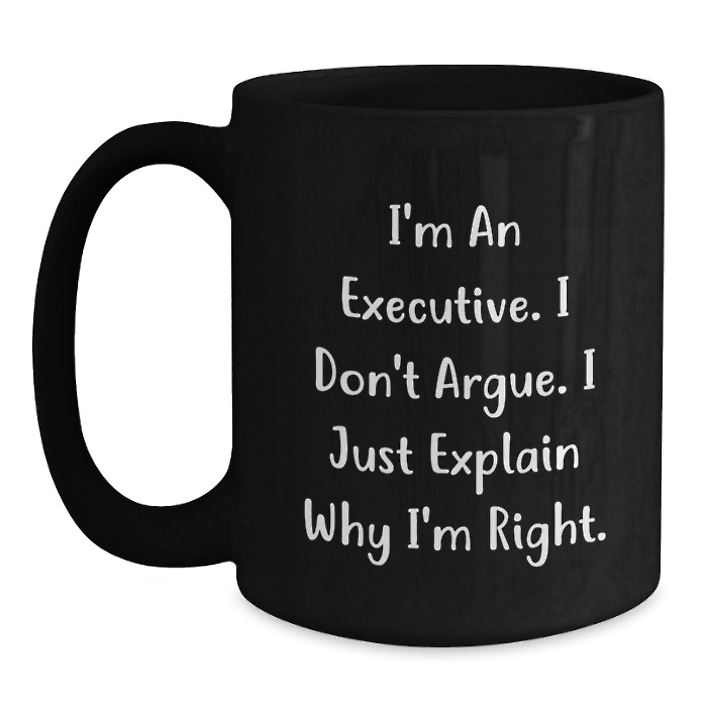 Executive Keepsake Black Coffee Mug for Him 11oz Premium Graduation Gift - Main