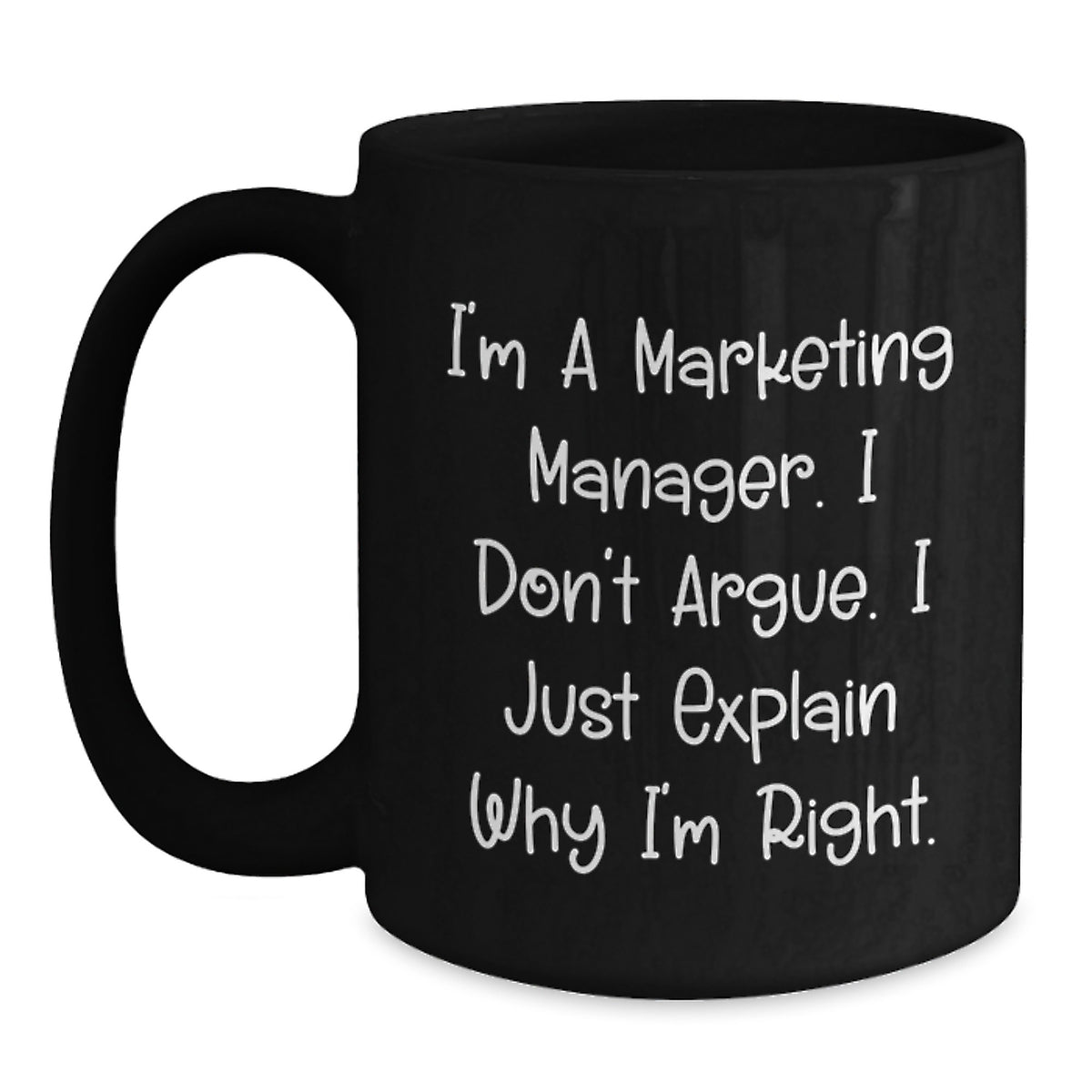 Marketing Manager Gift For Him - A Witty Keepsake Coffee Mug - Main