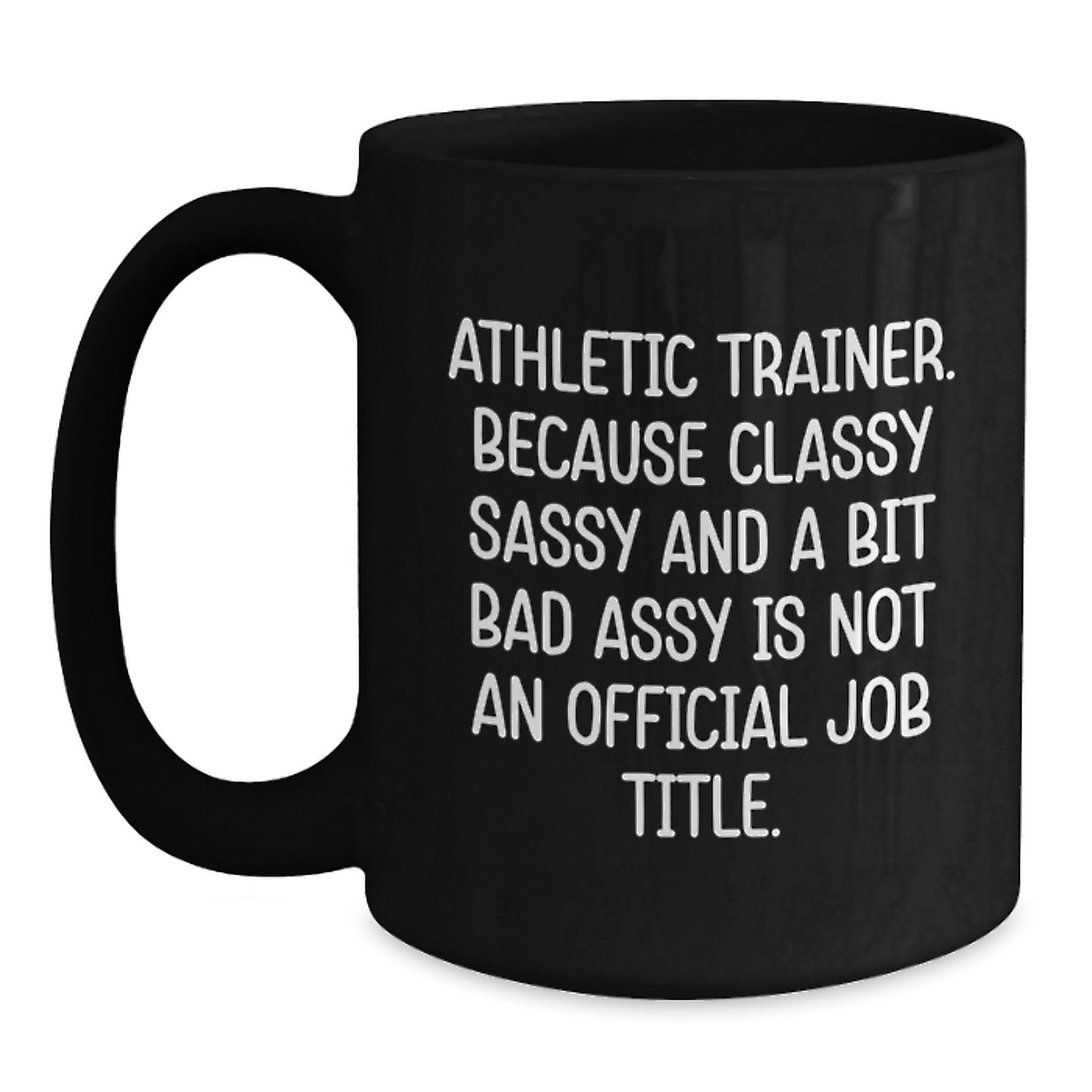 Funny Athletic Trainer Gifts - Black Coffee Mug for Men - Gifts from Friends - Unique Christmas Unique Gifts for Women - Main