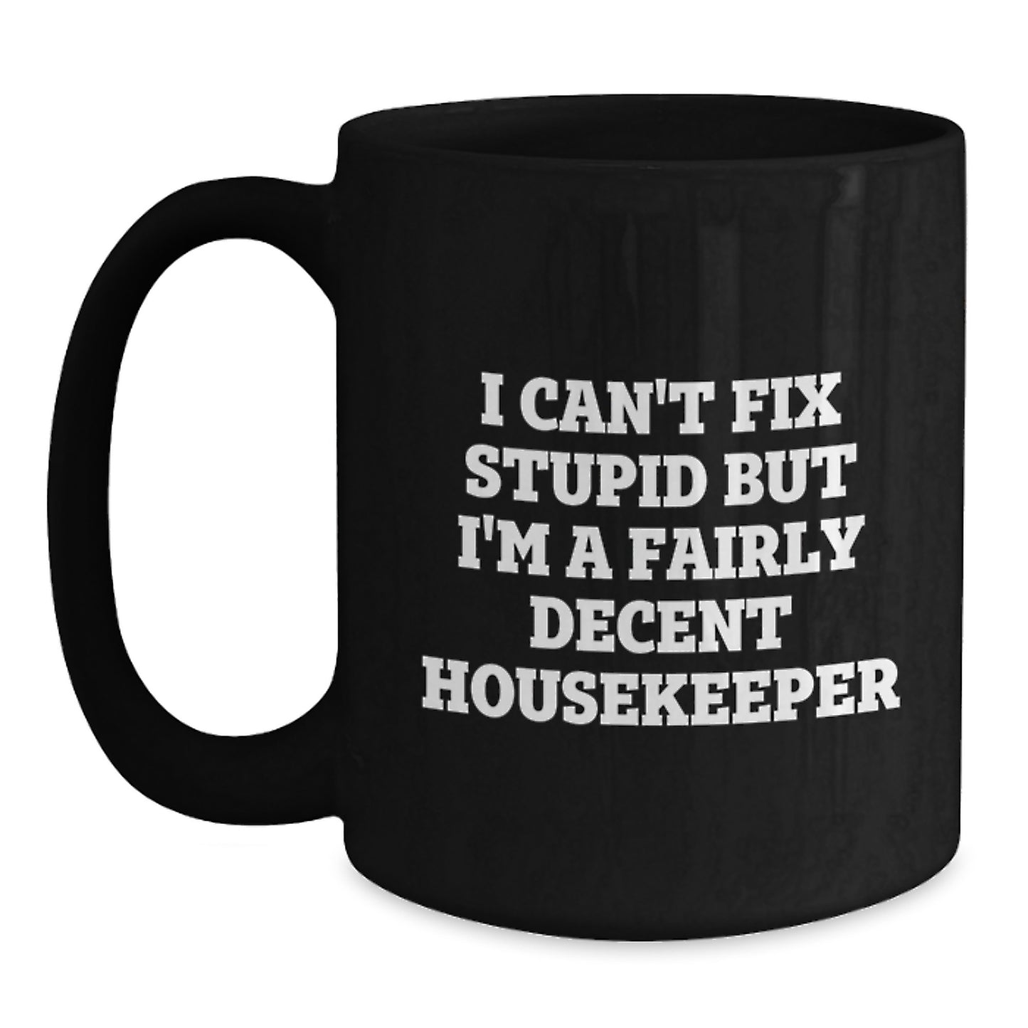 Housekeeper Keepsake Black Coffee Mug for Him Graduation Gift - Main