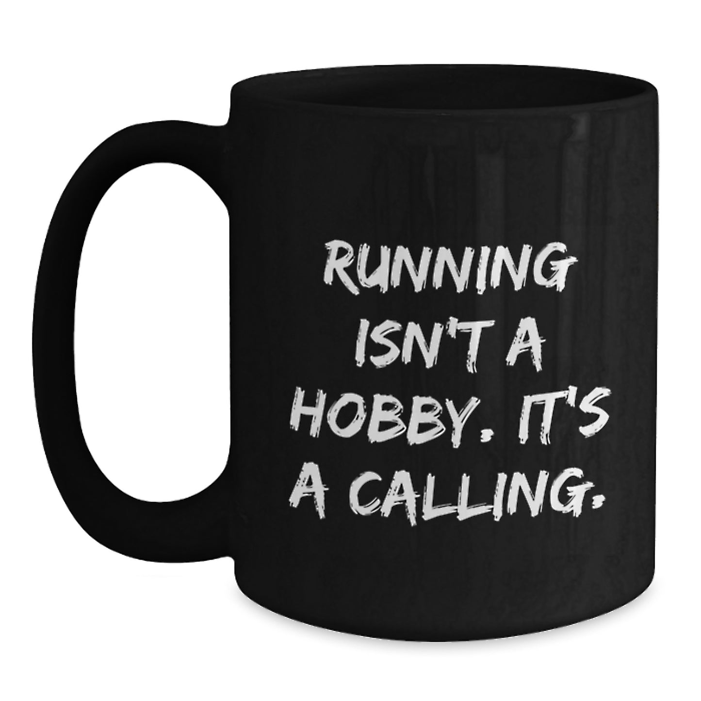 Funny Running Quotes Black Coffee Mugs Gifts from Friends for Men Running Enthusiasts Graduation Unique Gifts - Main