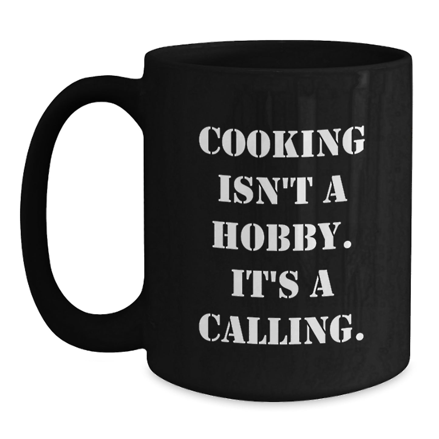 Cooking Keepsake Black Coffee Mug for Him Birthday Gift With 11oz - Main