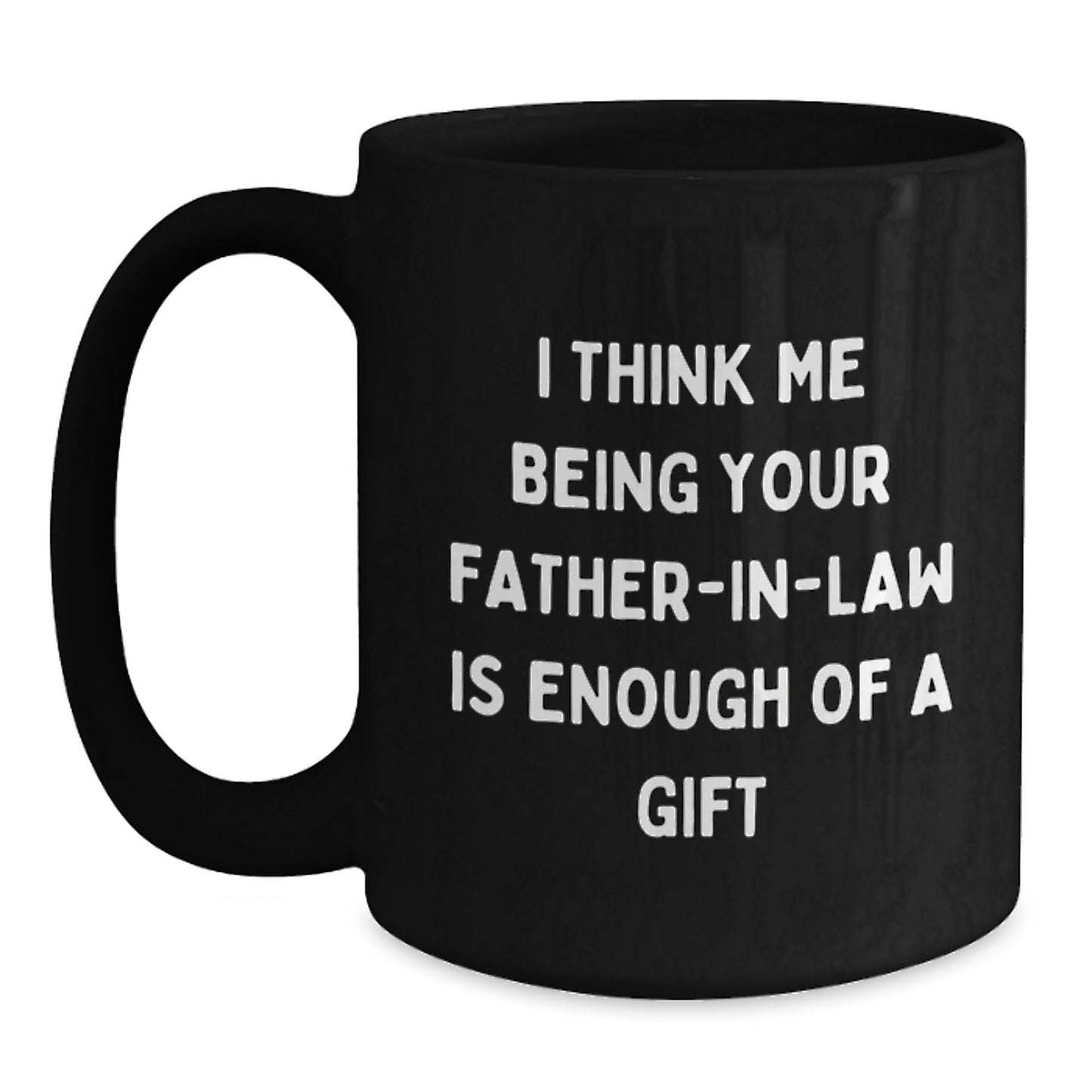 Funny Father-in-law Gifts from Men to Father-in-law for Graduation Unique Gifts Black Coffee Mugs - Main