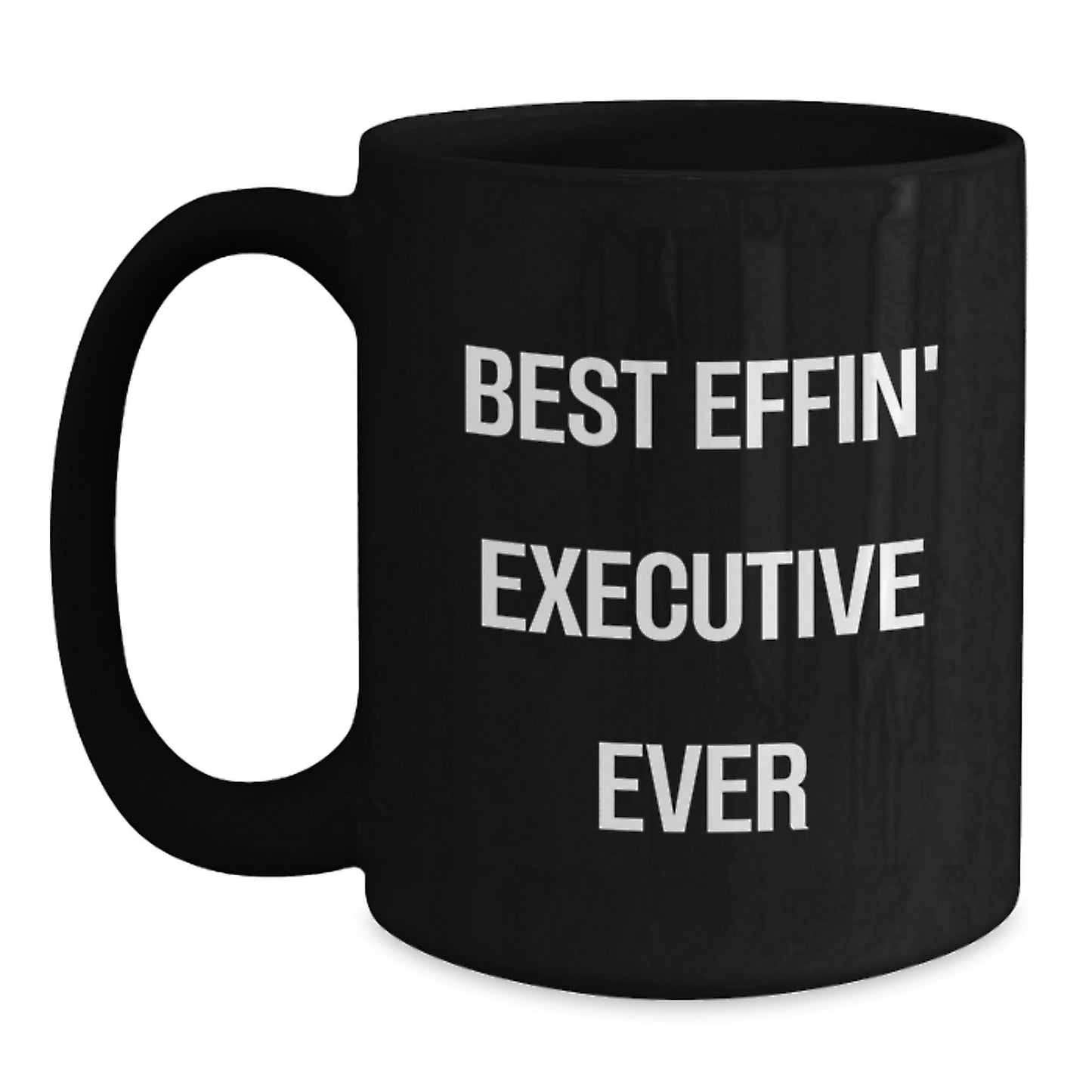 Executive Black Coffee Mug Keepsake Birthday Gift for Him - Main