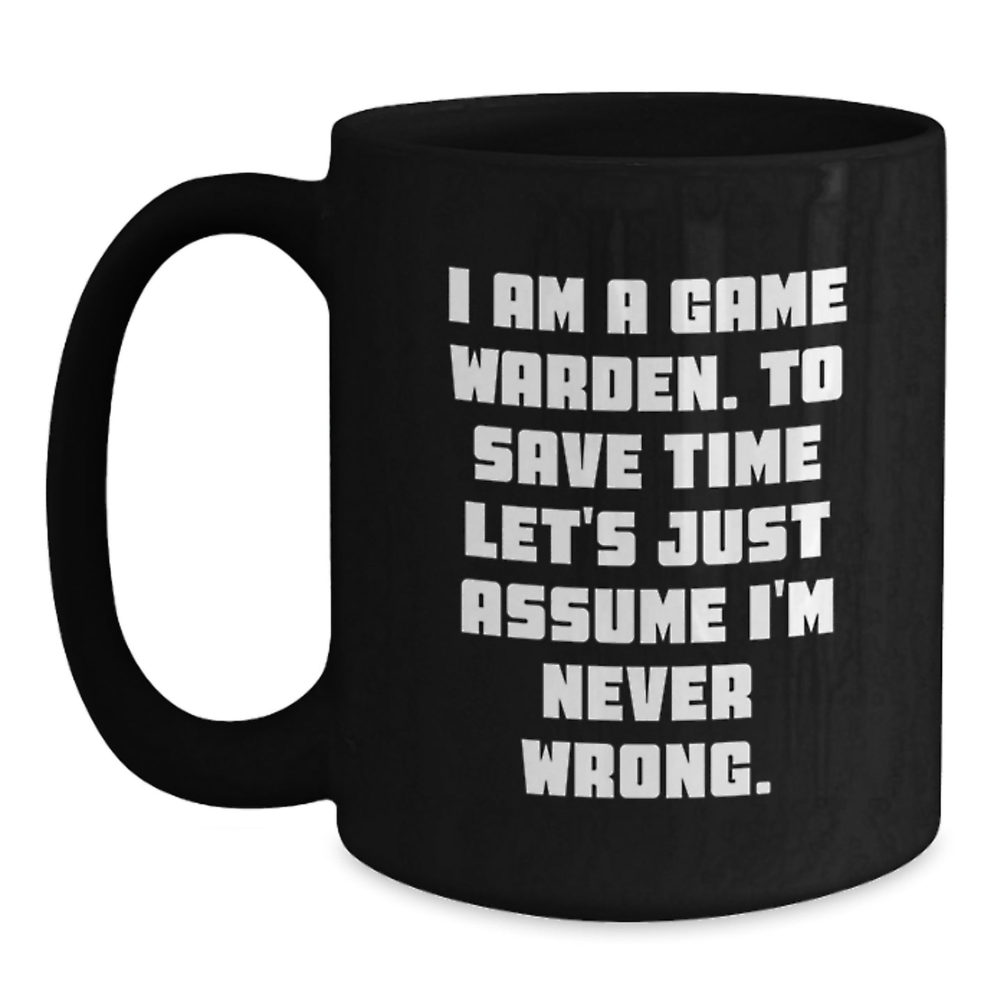 Game Warden Keepsake Mug for Him – Birthday Gift, 11oz Ceramic - Main