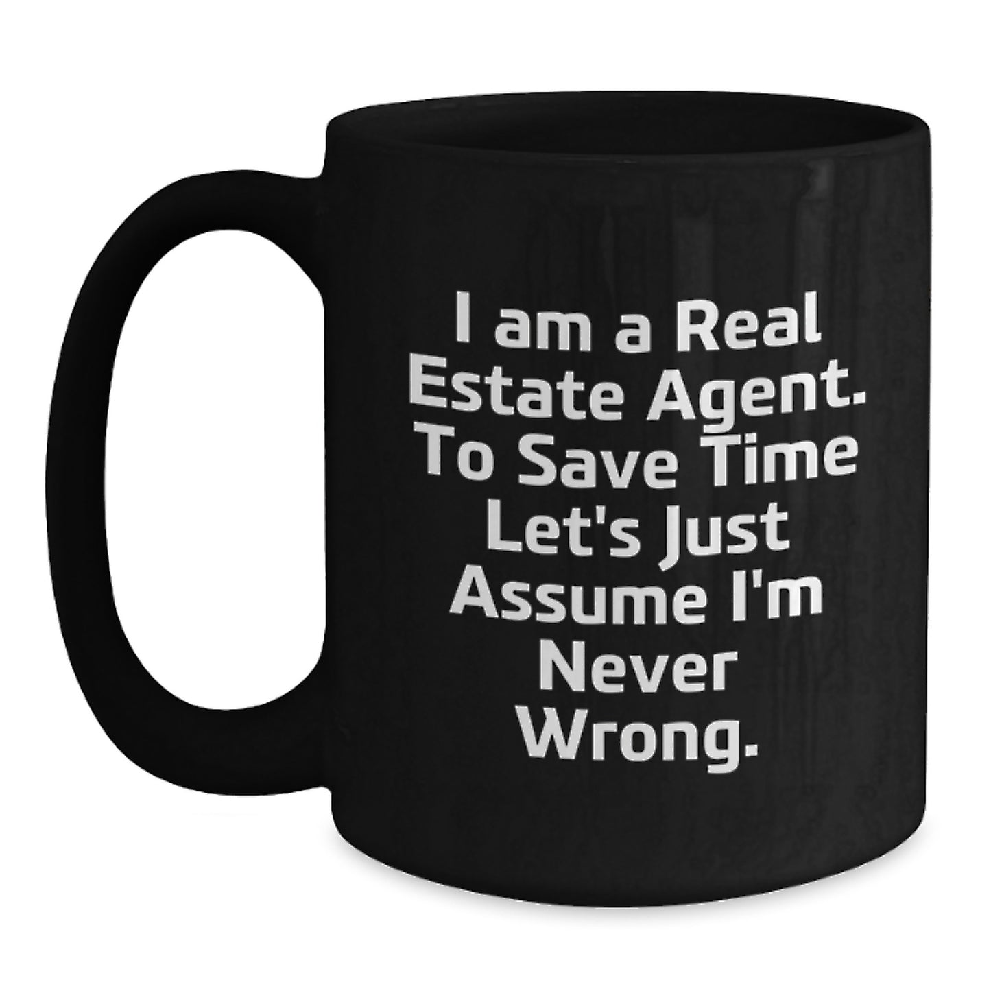 For Him Keepsake Premium Ceramic Real Estate Agent Mug Birthday Gift - Main