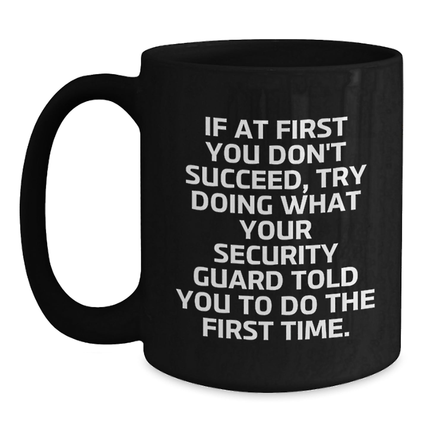 Security Guard Keepsake Mug for Him Birthday Gift - Main
