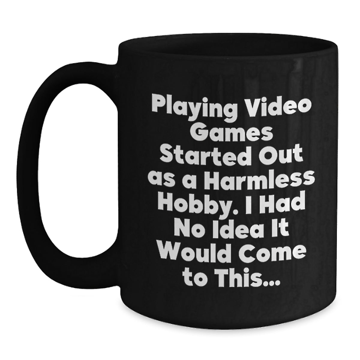 Christmas Gift for Her - Playful Playing Video Games Present Coffee Mug - Main