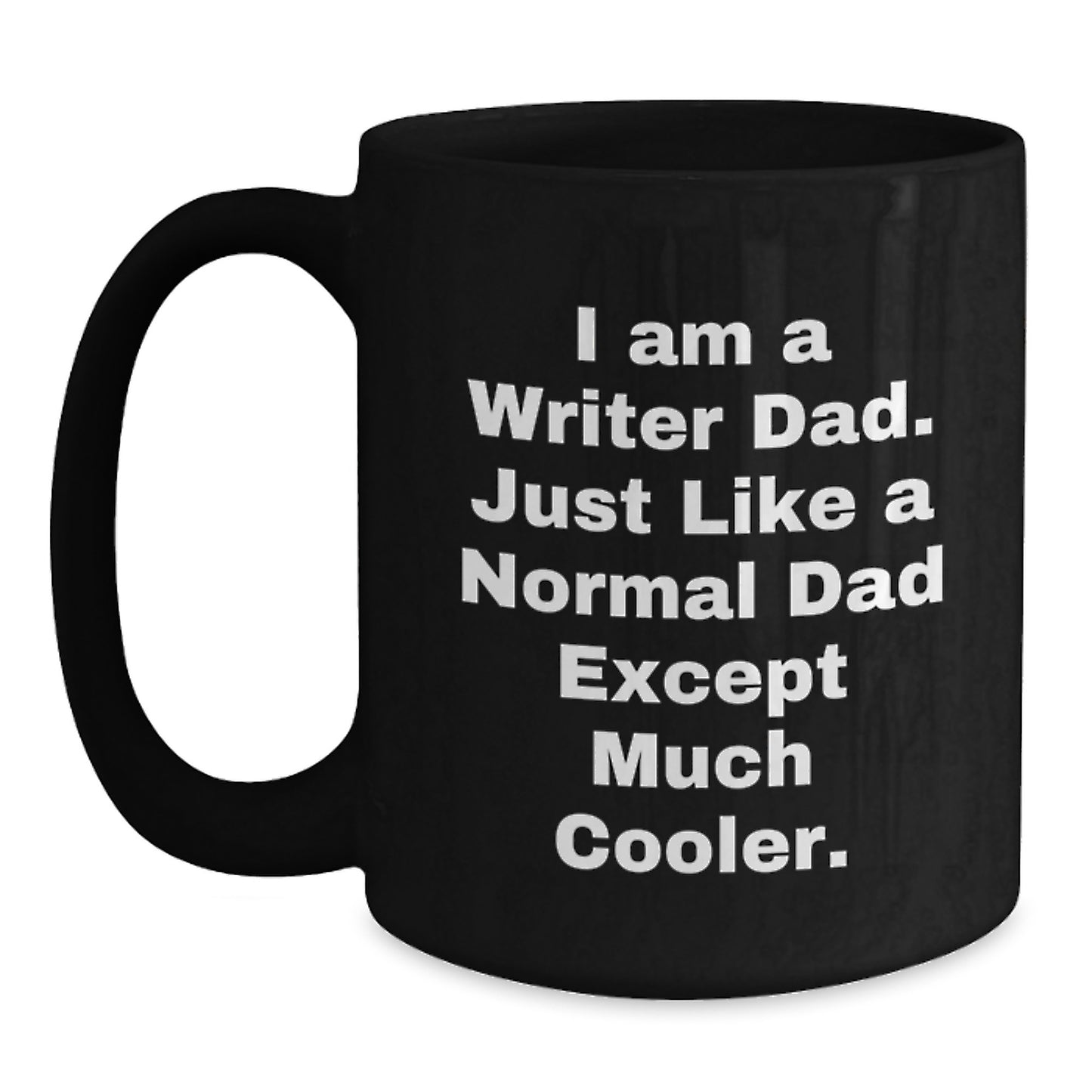 Birthday Gift for Her Writer Black Coffee Mug Present - Main