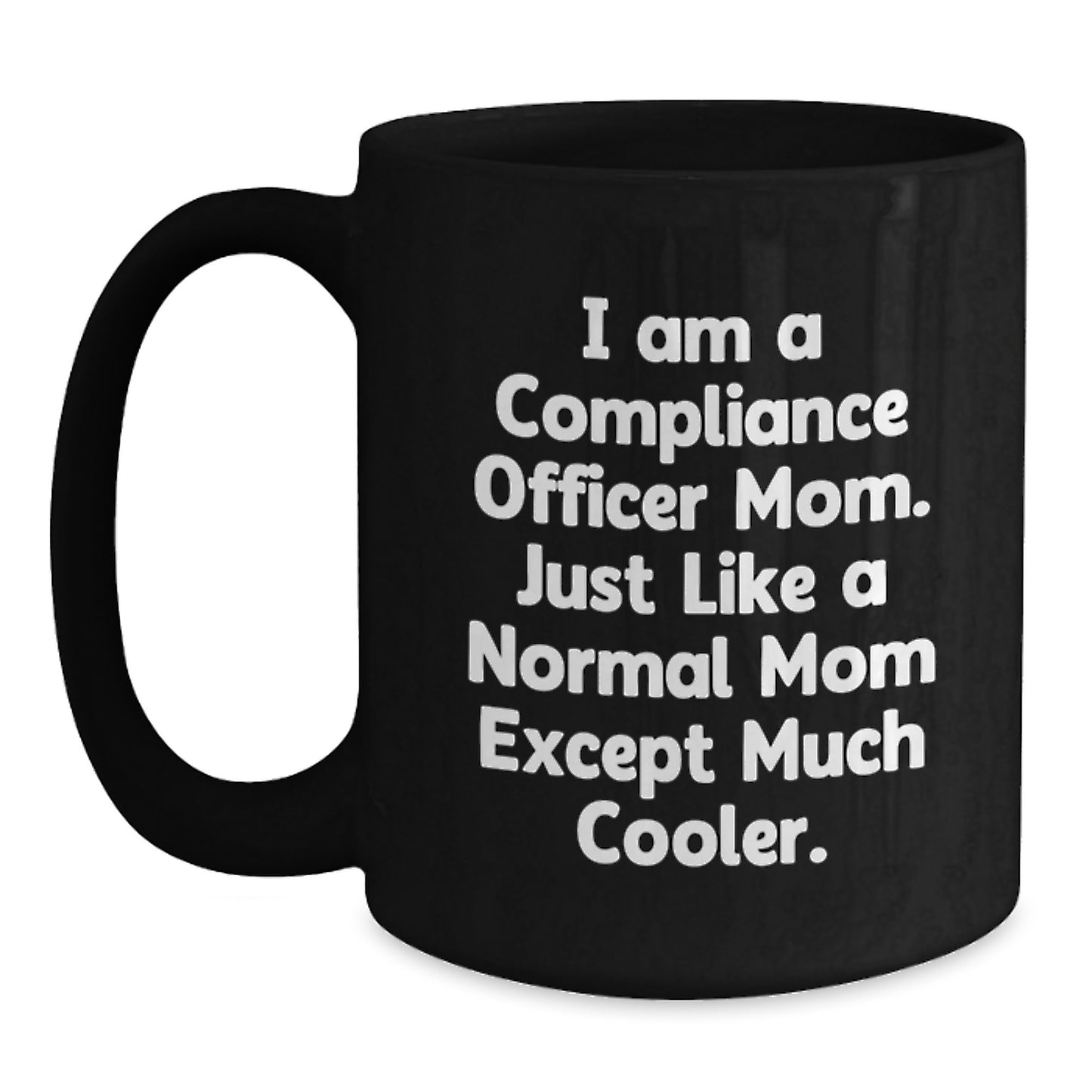 Compliance Officer Keepsake Black Coffee Mug for Him Birthday Gift - Main