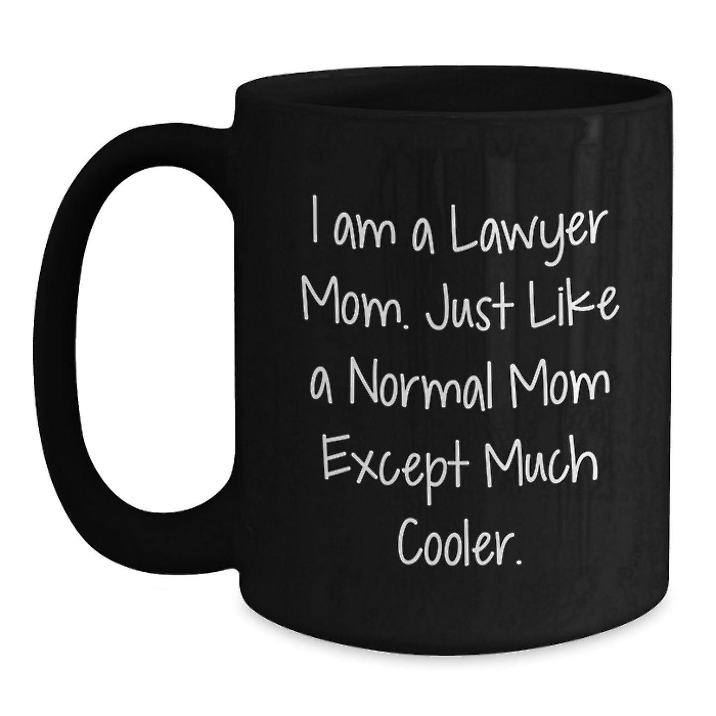 Black Coffee Mug Idea for Coworkers Birthday Gift – Lawyer Mom - Main