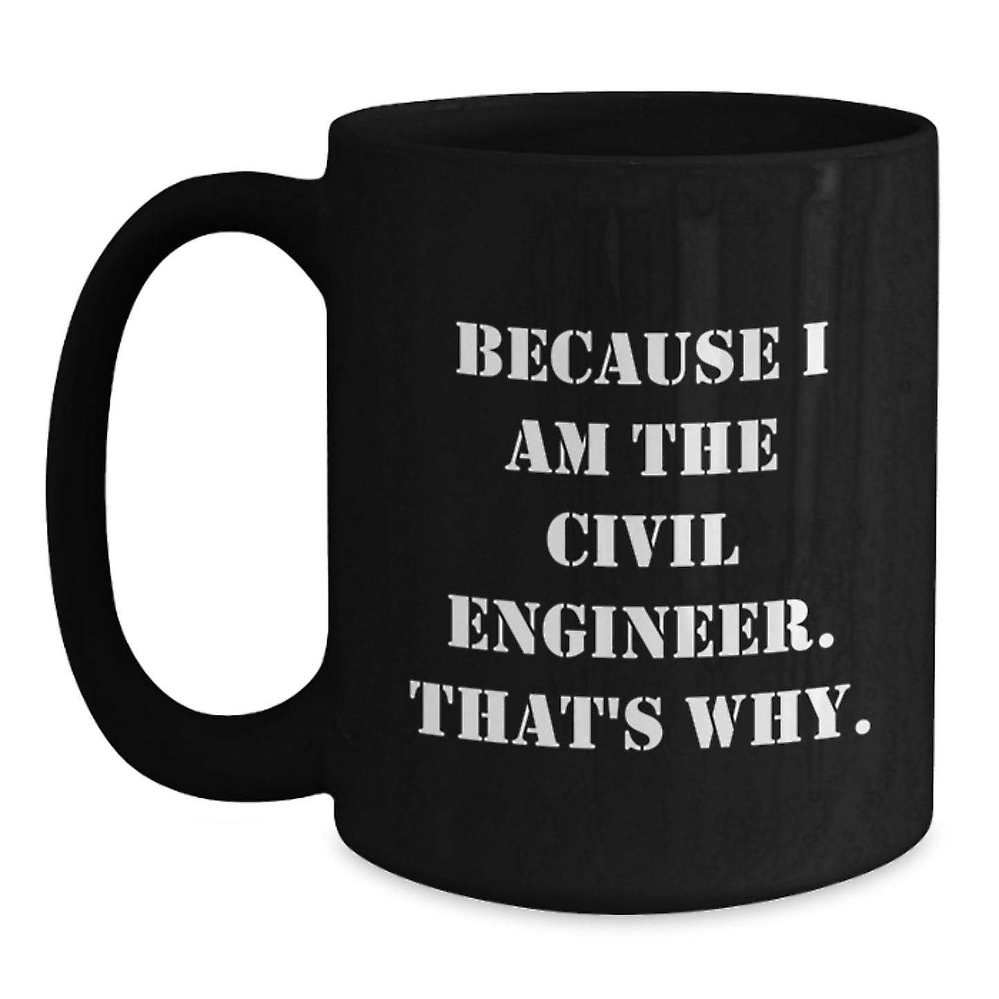 Civil Engineer Keepsake Mug for Him Birthday Gift Ceramic 11oz - Main