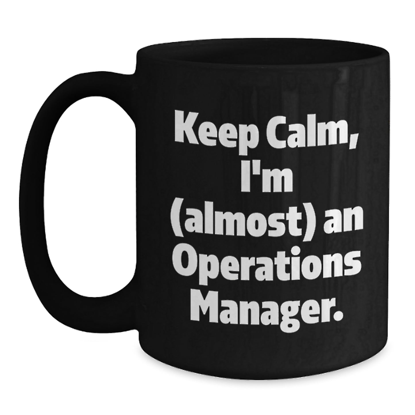 Operations Manager Keepsake Black Coffee Mug 11oz for Him Birthday Gift - Main