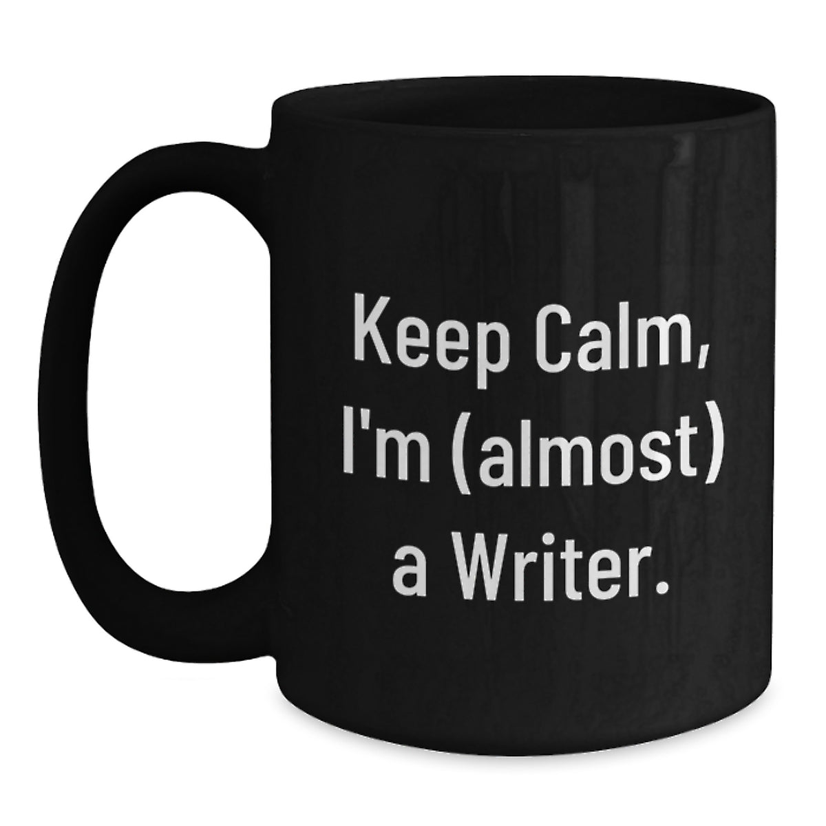 Christmas Gift for Her - Keep Calm, Almost A Writer Present - Main