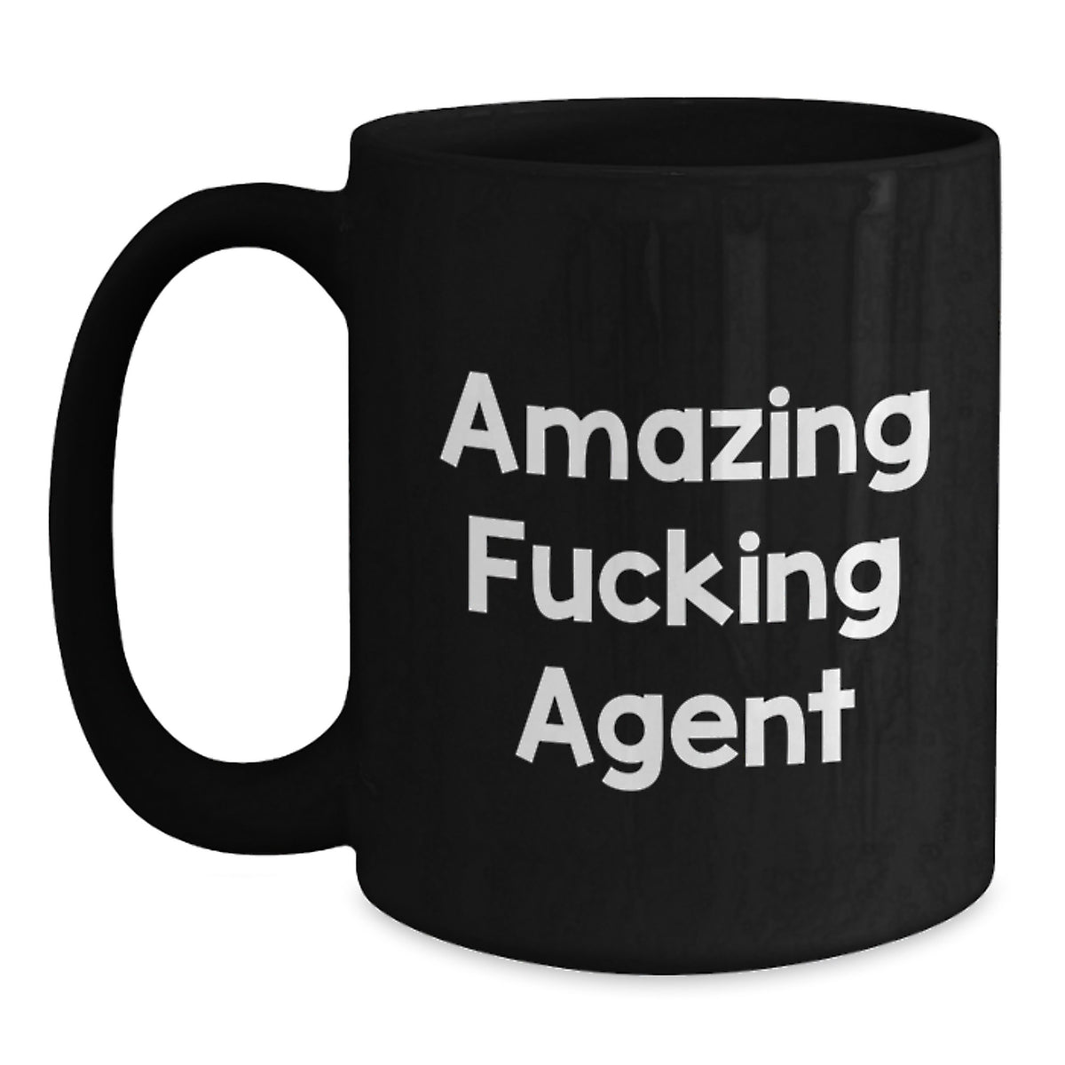 Agent Keepsake Black Coffee Mug for Him Amazing Premium Christmas Gift - Main
