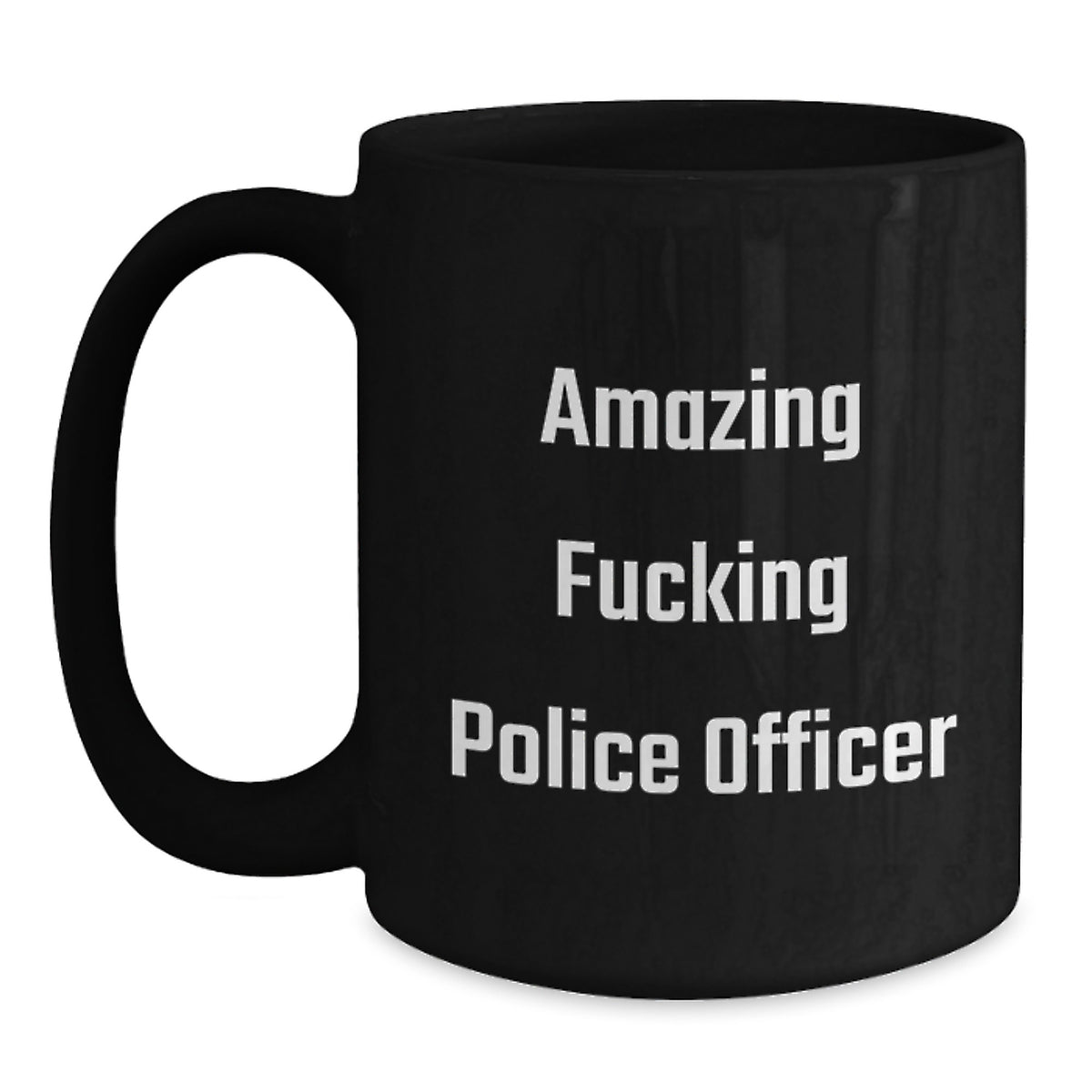 Police Officer Gift for Him - Amazing Fucking Police Officer Keepsake - Main