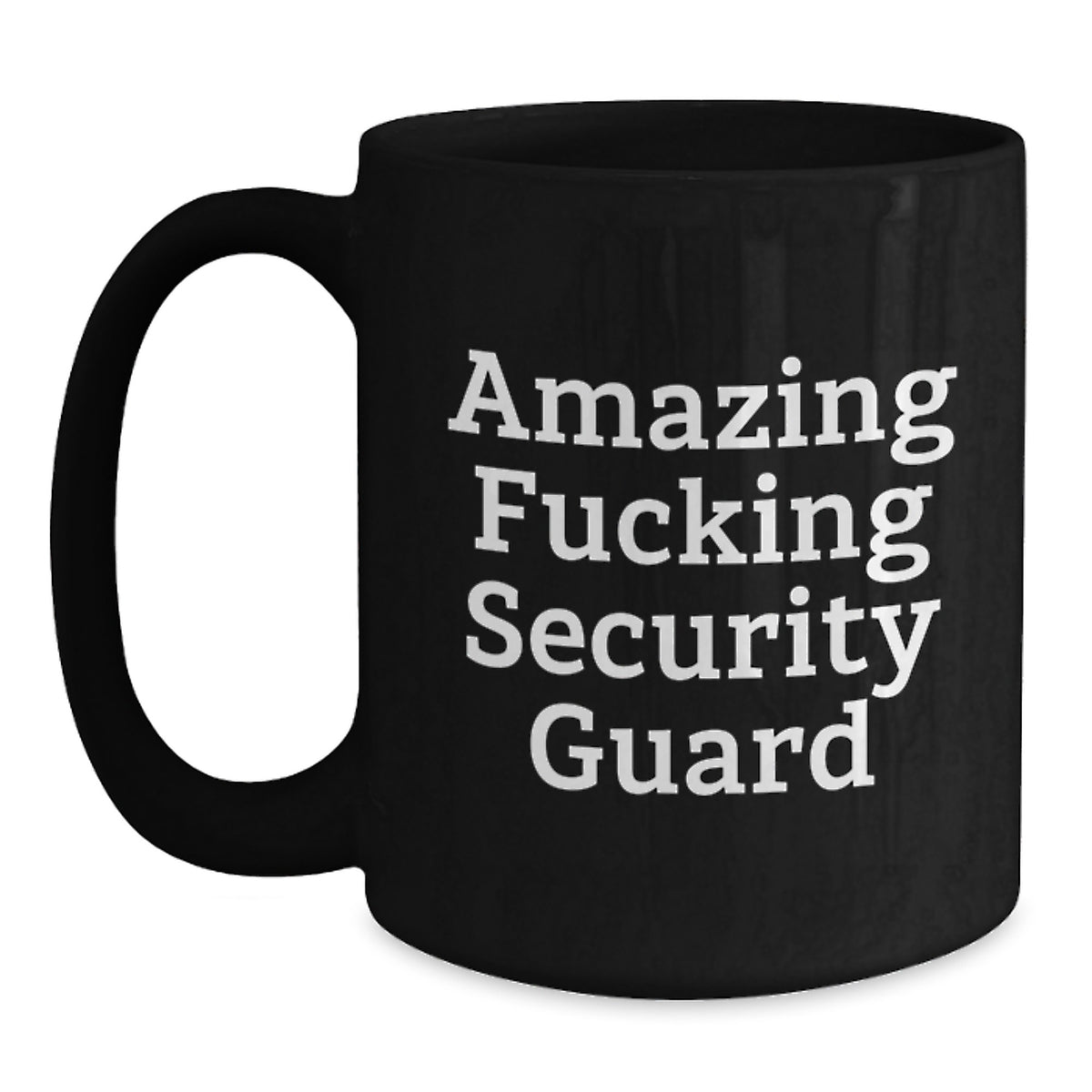 Security Guard Gift for Him - Amazing Fucking Security Guard Keepsake - Main