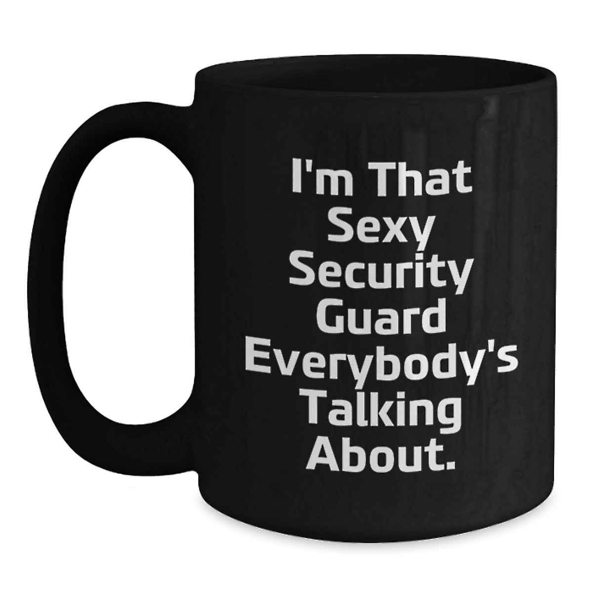 Security Guard Gift for Him - Witty Coffee Mug Keepsake - Main