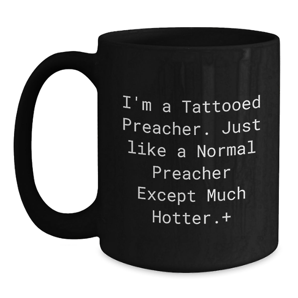 Christmas Gift for Her A Playful Tattooed Preacher Coffee Mug Present - Main