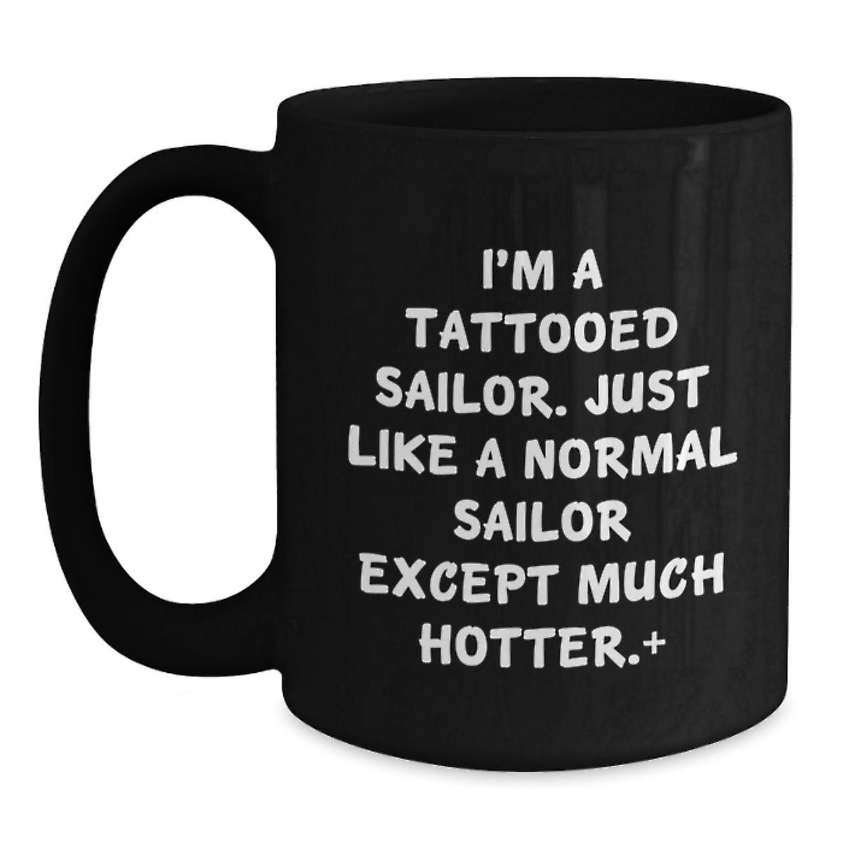 Christmas Gift for Her - Playful Tattooed Sailor Coffee Mug Present - Main