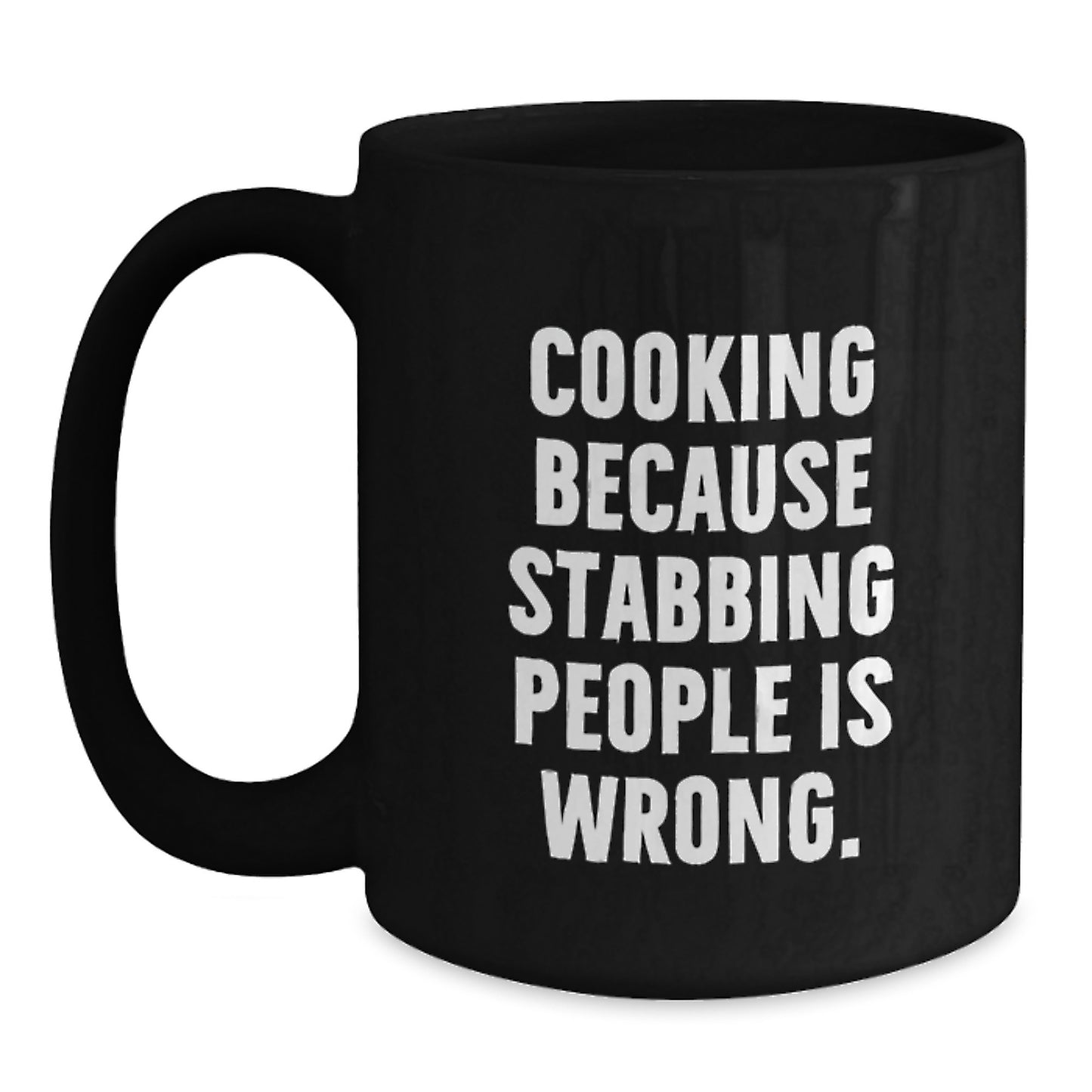 Funny Cooking Gifts for Men from Friends, Unique Black Coffee Mug, Graduation Unique Gifts - Main