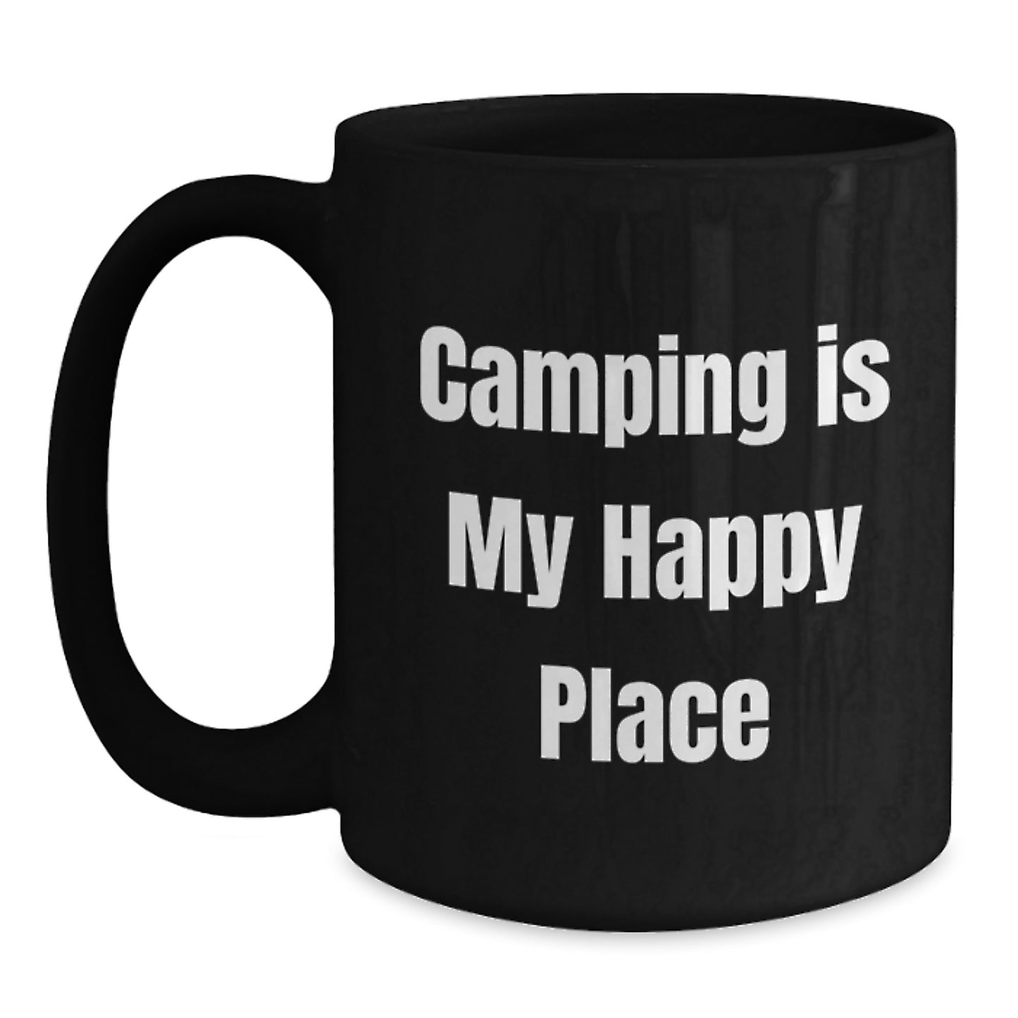 Camping Adventure Black Coffee Mugs, Funny Quote Gifts for Mom on Mother's Day, Unique Camping Gifts from Family, Friends or Coworkers - Main