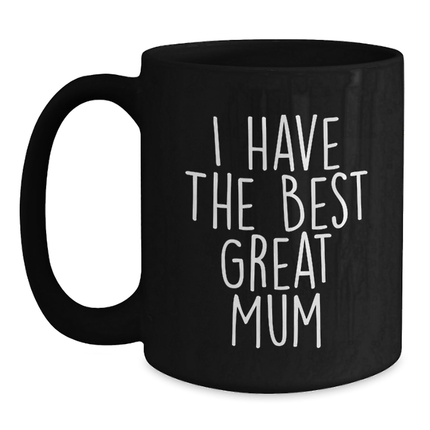 Funny Mum Quotes Black Coffee Mugs Gifts from Family for Mum's Great Love - Main