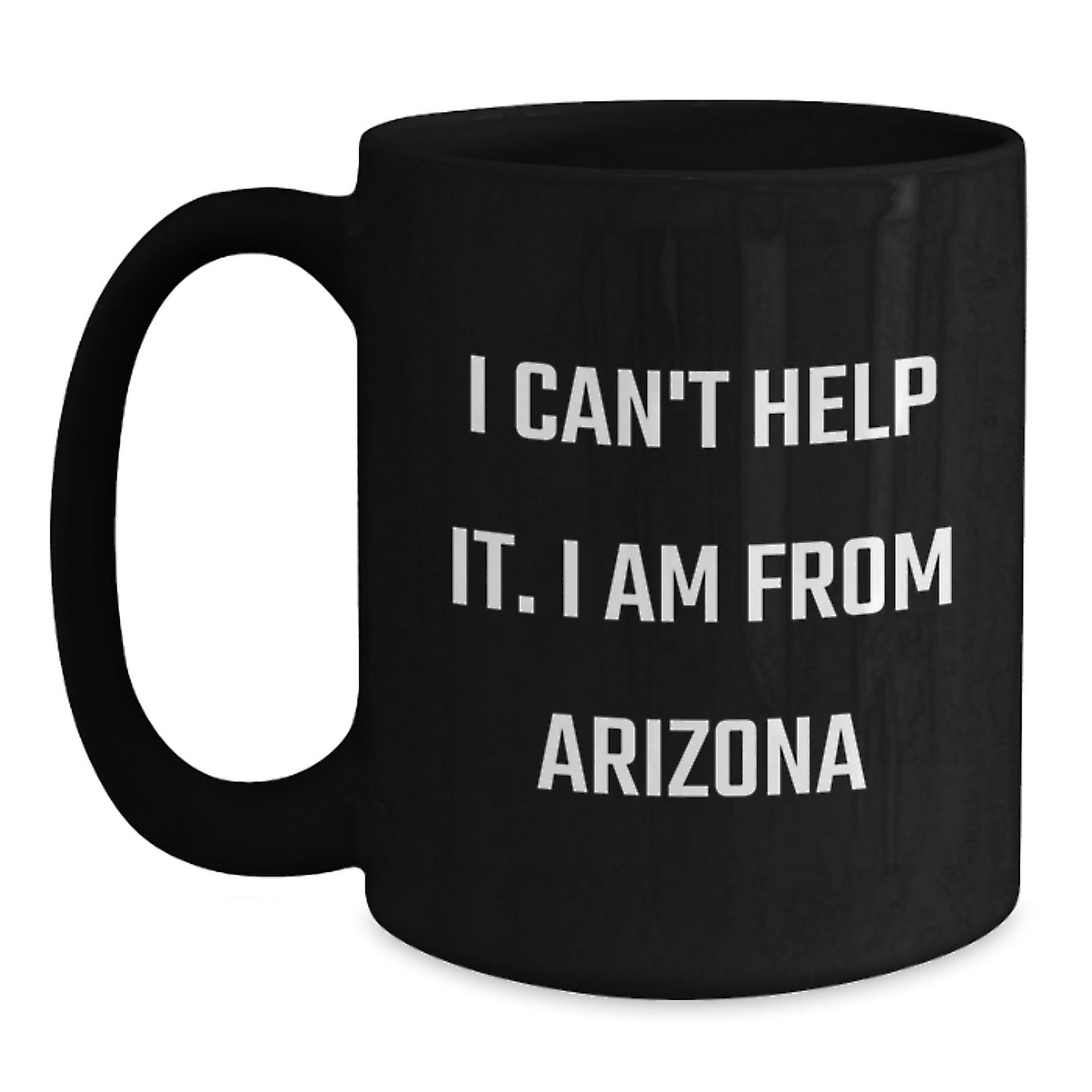 Funny Arizona Gifts, Black Coffee Mug for Arizona Lovers, Birthday Unique Gifts from Friends - Main