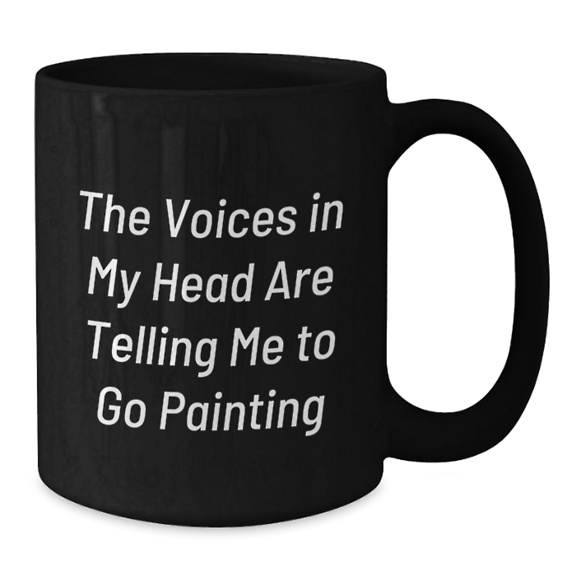 Funny Painting Quotes Gifts for Painting Enthusiasts, Black Coffee Mug, Unique Graduation Gifts from Friends - Additional