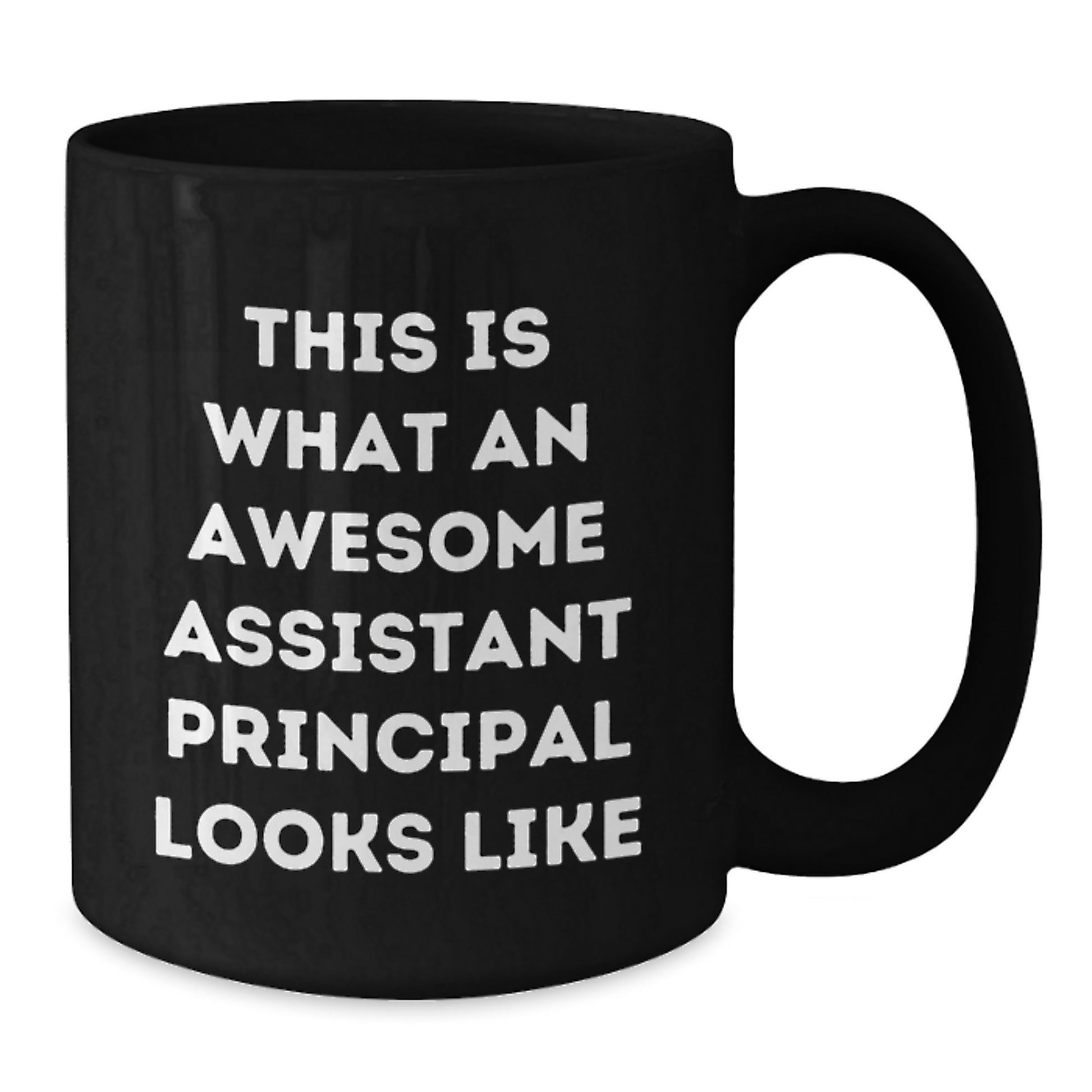 Gifts from Family to Awesome Assistant Principal Black Coffee Mug This Is What An Awesome Assistant Principal Looks Like Funny Quote Christmas - Additional
