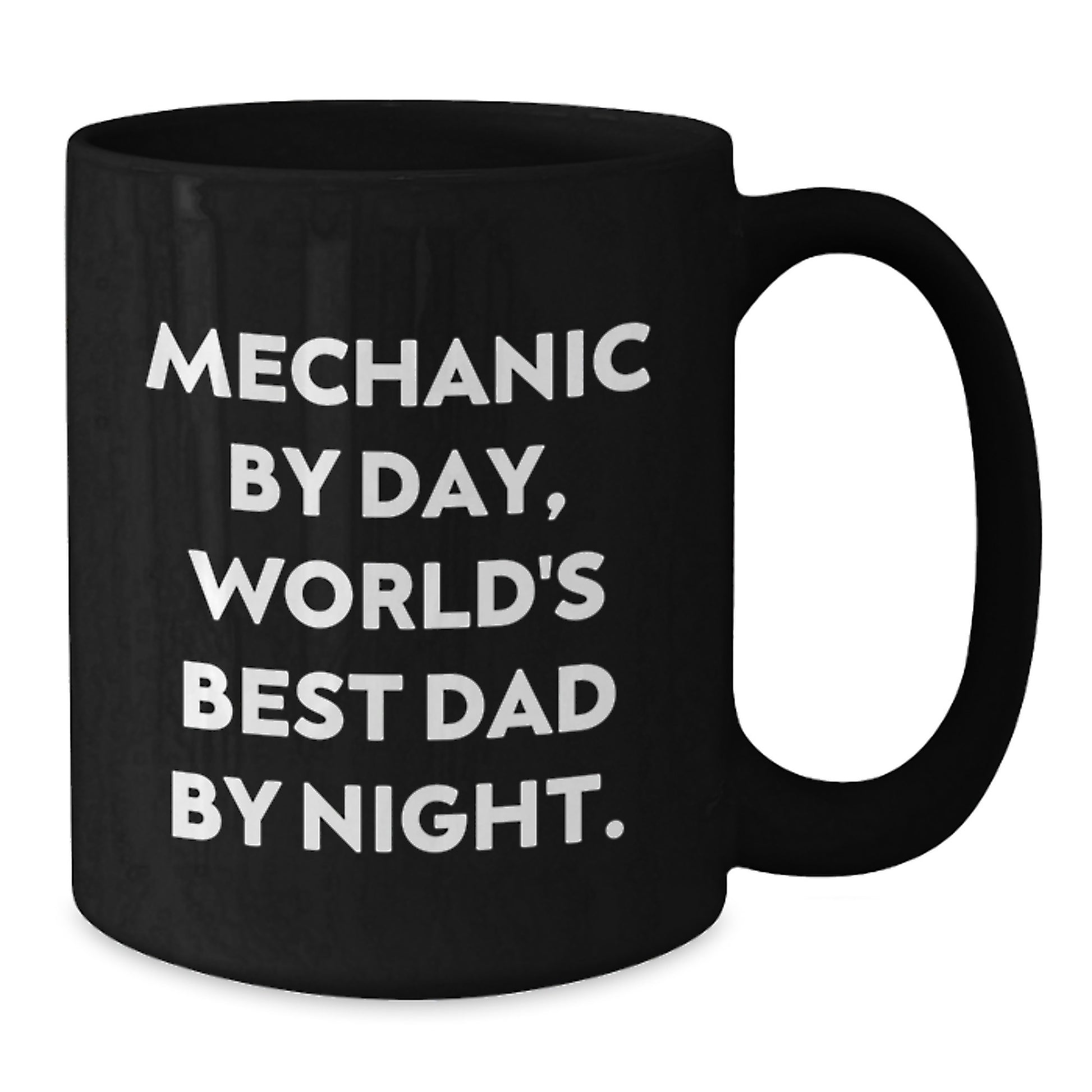 Funny Mechanic Gifts for Men Graduation Unique Gifts from Dad - Black Coffee Mug - Additional