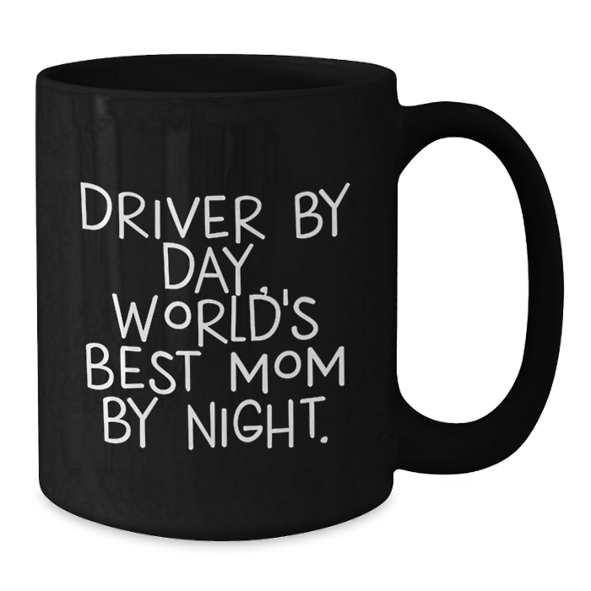 Funny Driver Black Coffee Mugs, Gifts from Dad, World's Best Mom, Perfect for Driver Gifts, Father's Day Unique Presents - Additional