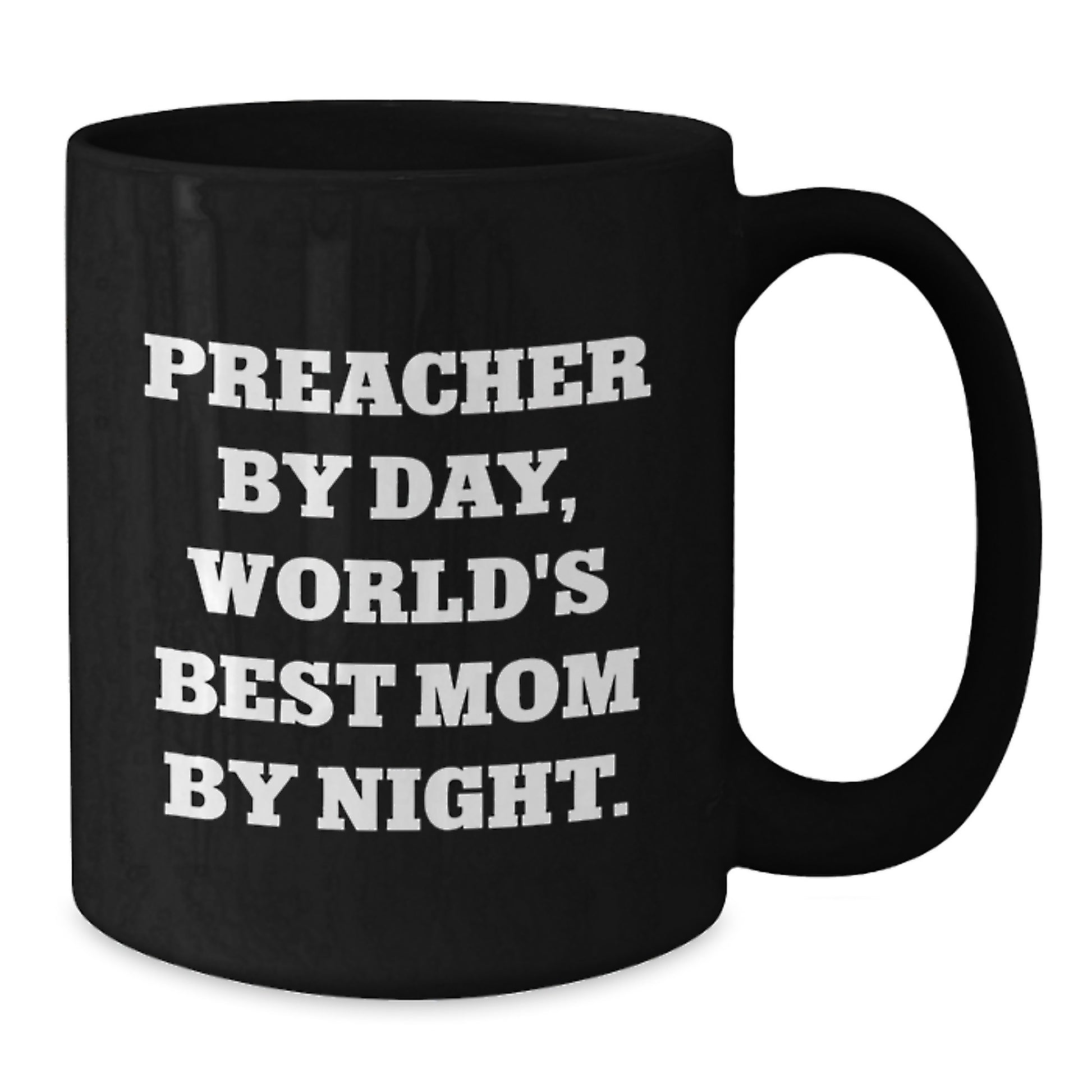 Christmas Gift for Her Preacher By Day, World's Best Mom Present - Additional