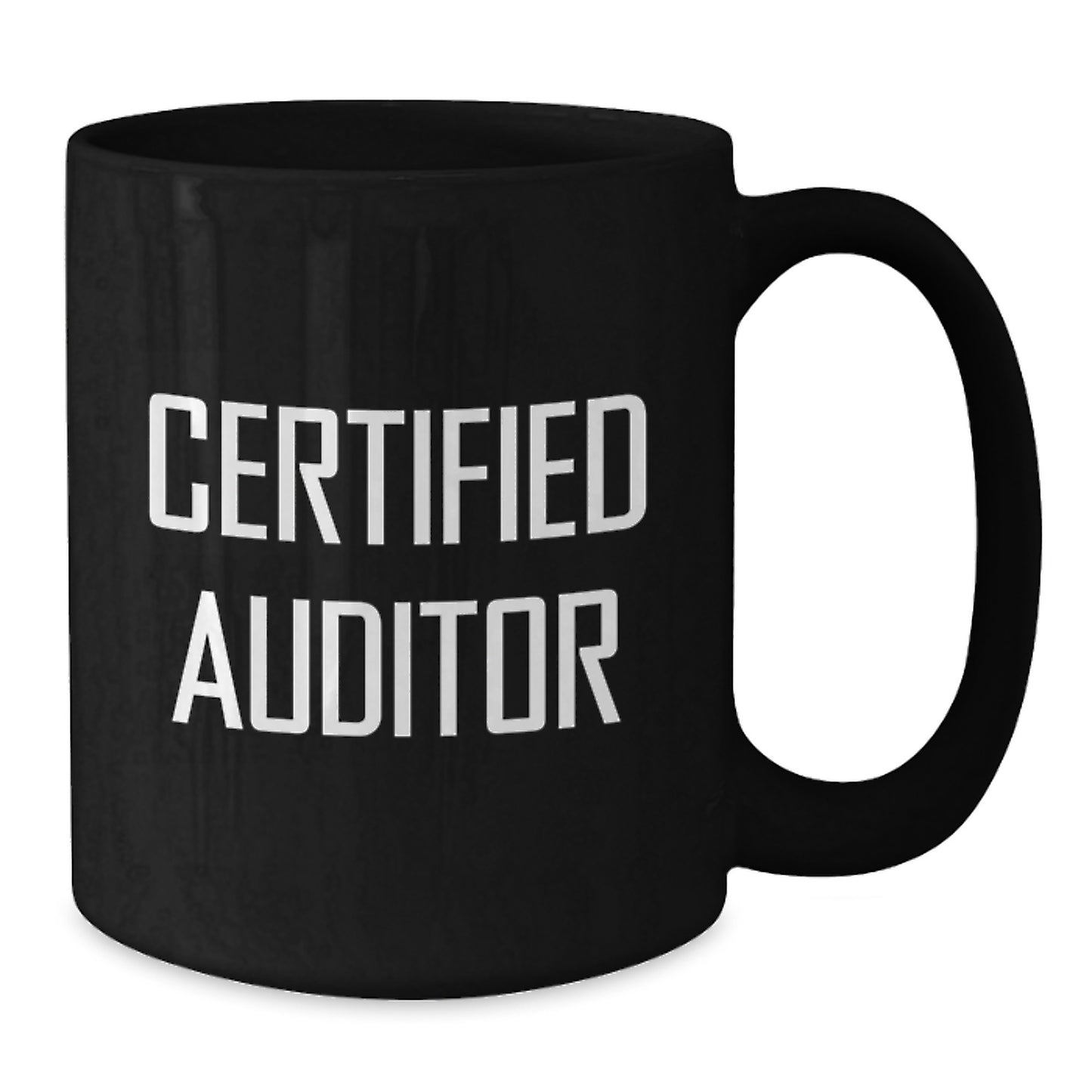 Funny Auditor Gifts for Birthday, Certified Auditor Quote on Black Coffee Mugs, Gifts from Friends, Birthday Unique Gifts for Certified Auditors - Additional