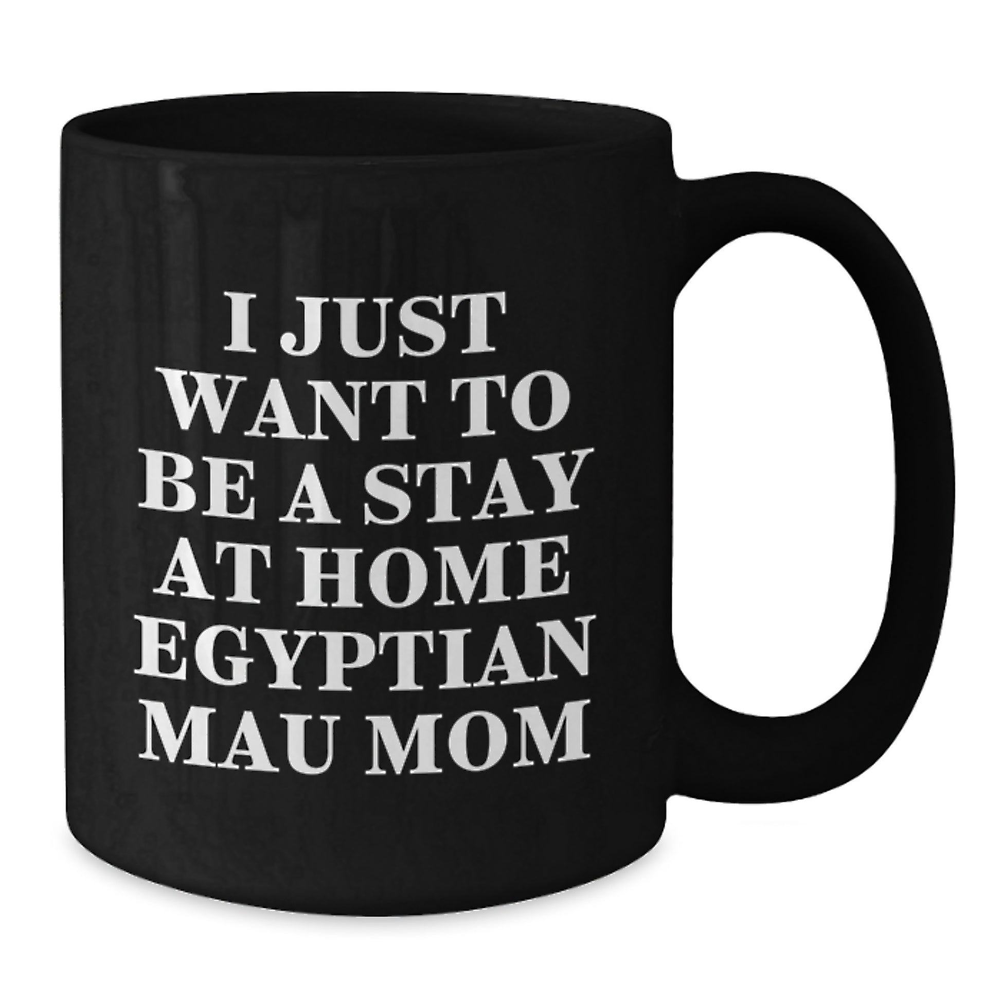 Egyptian Mau Cat Lover Gifts for Men, Funny Black Coffee Mug for Egyptian Mau Cat Mom, Unique Christmas Unique Gifts from Family to Women - Additional