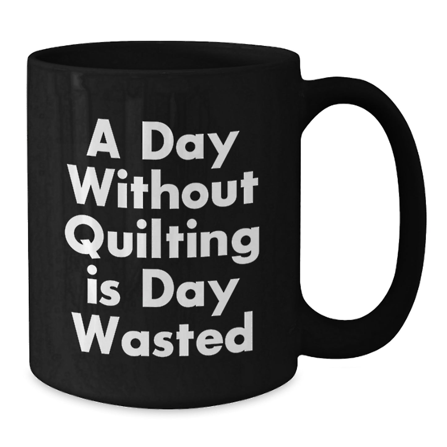 Quilting Enthusiast Gifts from Friends for Quilting Lovers, Funny Black Coffee Mug, Birthday Unique Gifts - Additional