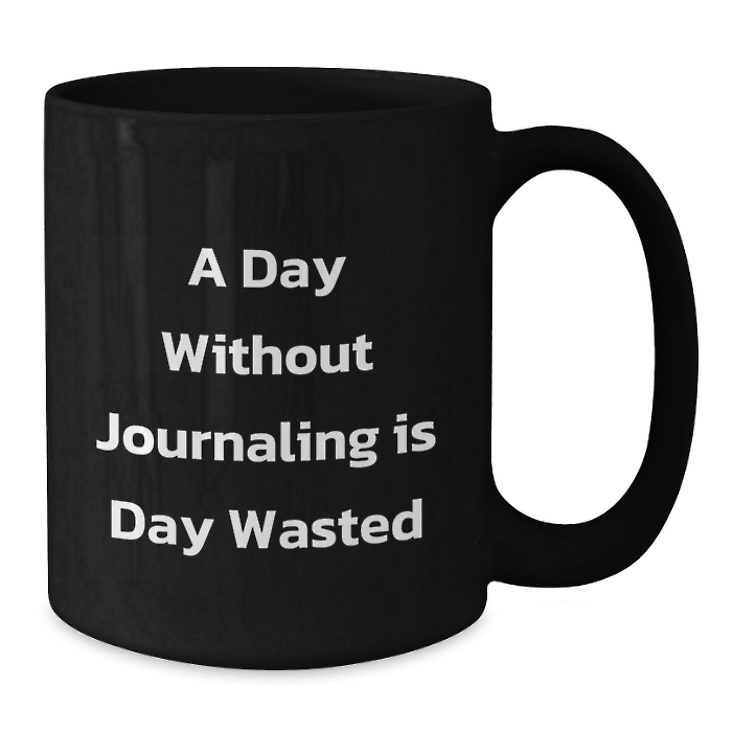 Funny Journaling Gifts from Friends for Journaling Enthusiasts Black Coffee Mug - Additional
