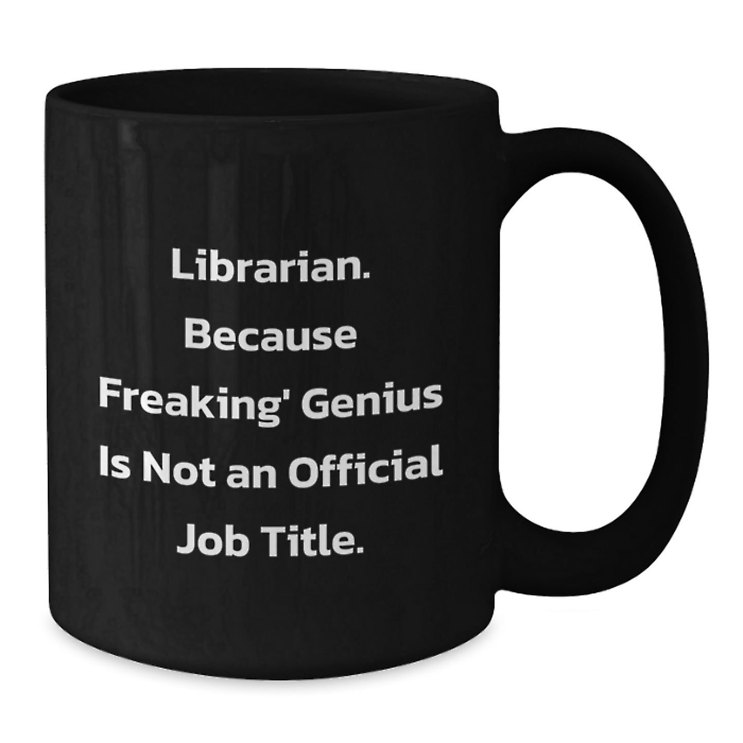 Funny Librarian Gifts for Librarians, Black Coffee Mugs, Unique Gifts from Friends or Family for Christmas - Additional