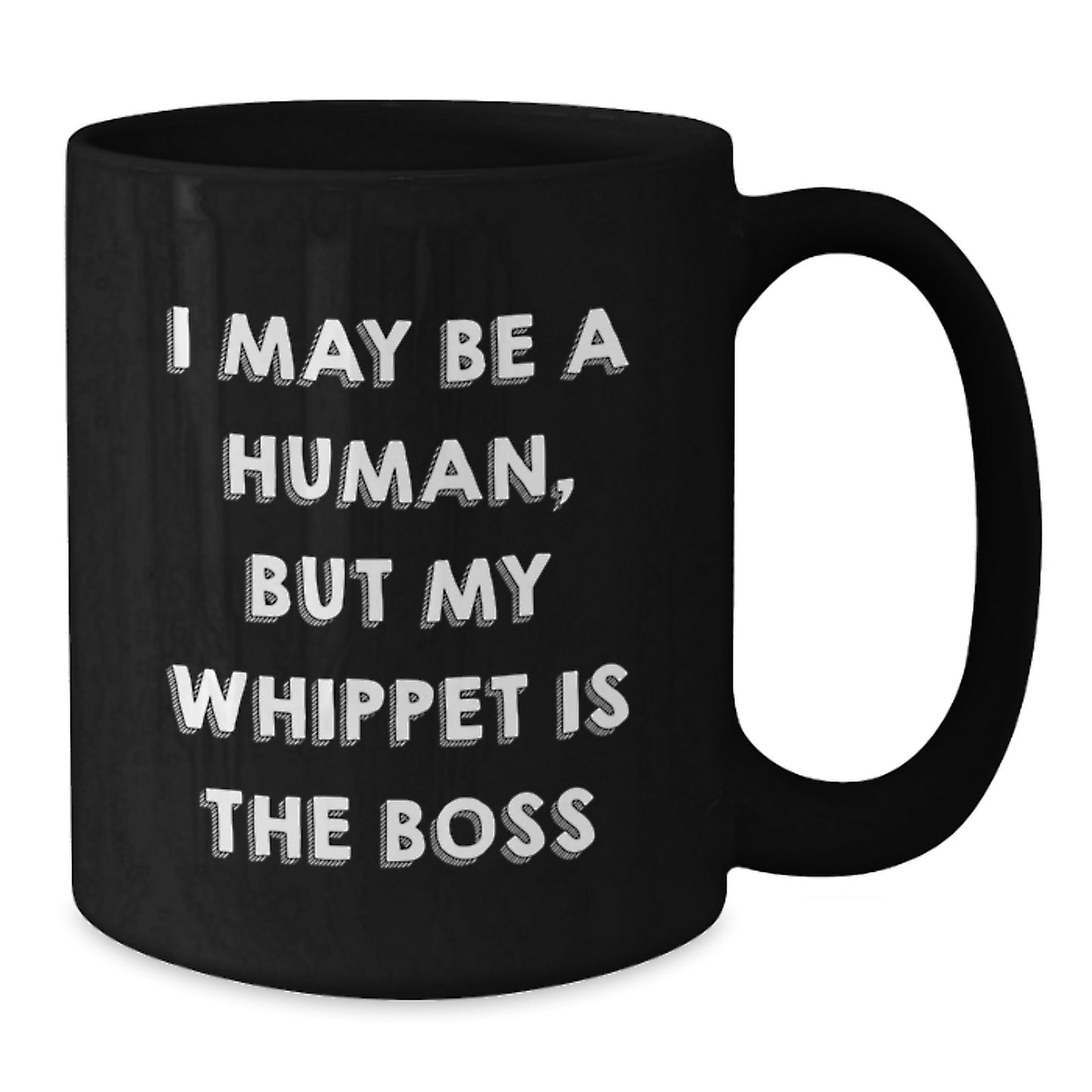 Whippet Dog Lover Gifts from Men to Friends Funny Black Coffee Mug Birthday Unique Presents - Additional