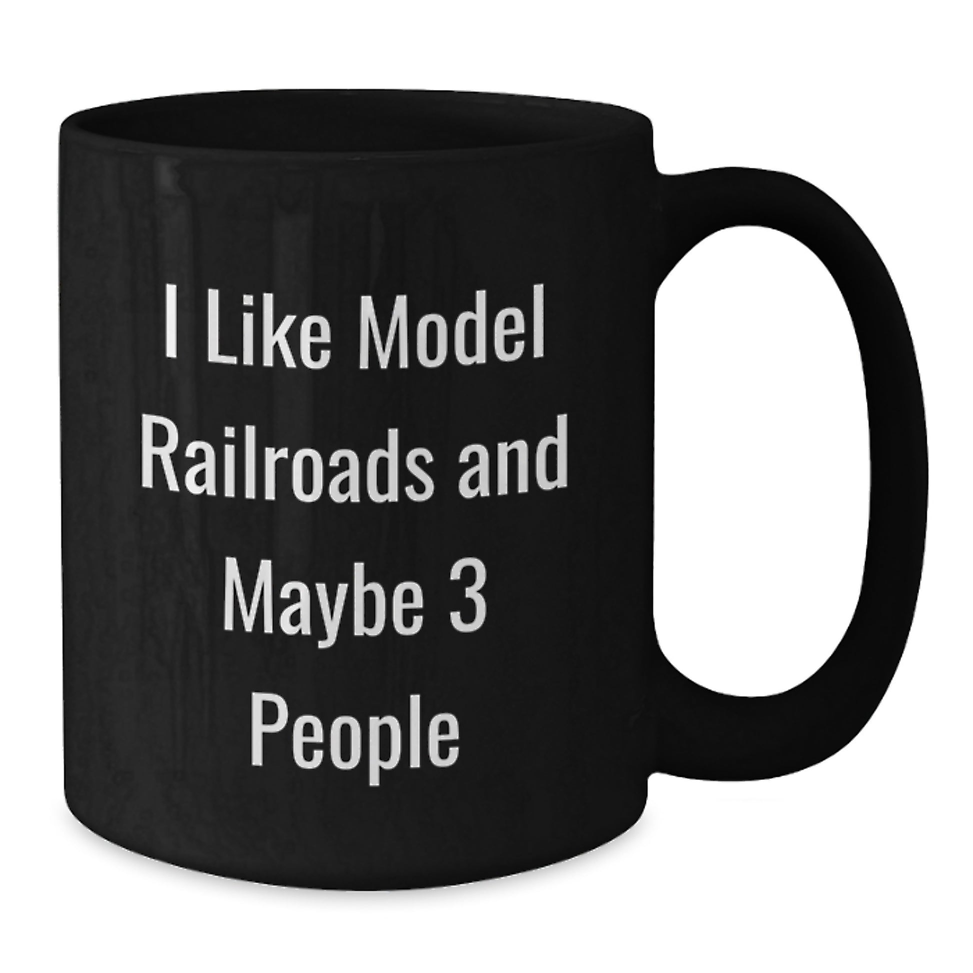 Funny Model Railroads Enthusiast Mom Black Coffee Mug, Gifts for Mom from Husband, Daughter, or Son on Mother's Day - Additional