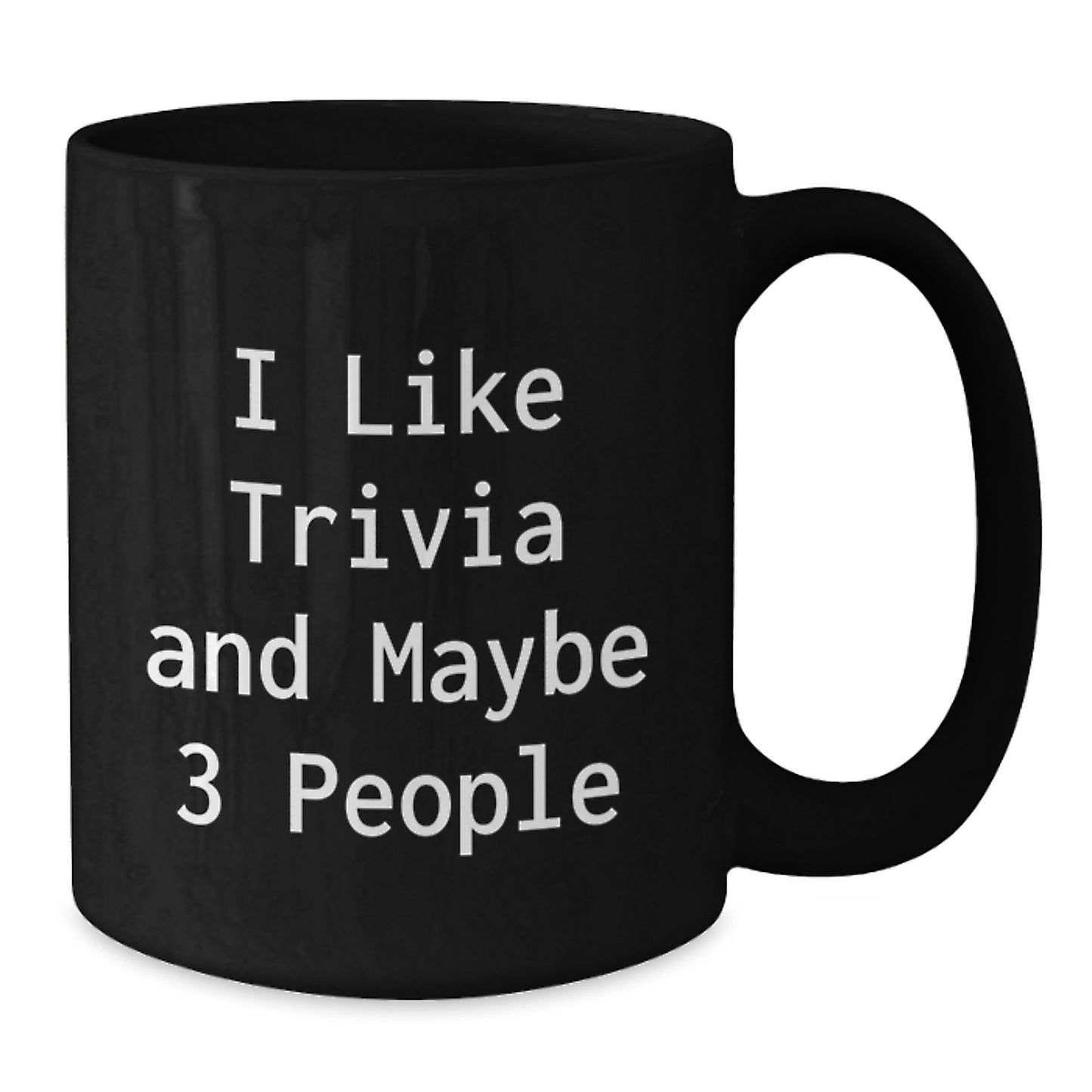 Trivia Enthusiast Gifts from Friends - Funny Black Coffee Mug for Mom, Trivia Lover's Quote, Unique Mother's Day Unique Gifts - Additional