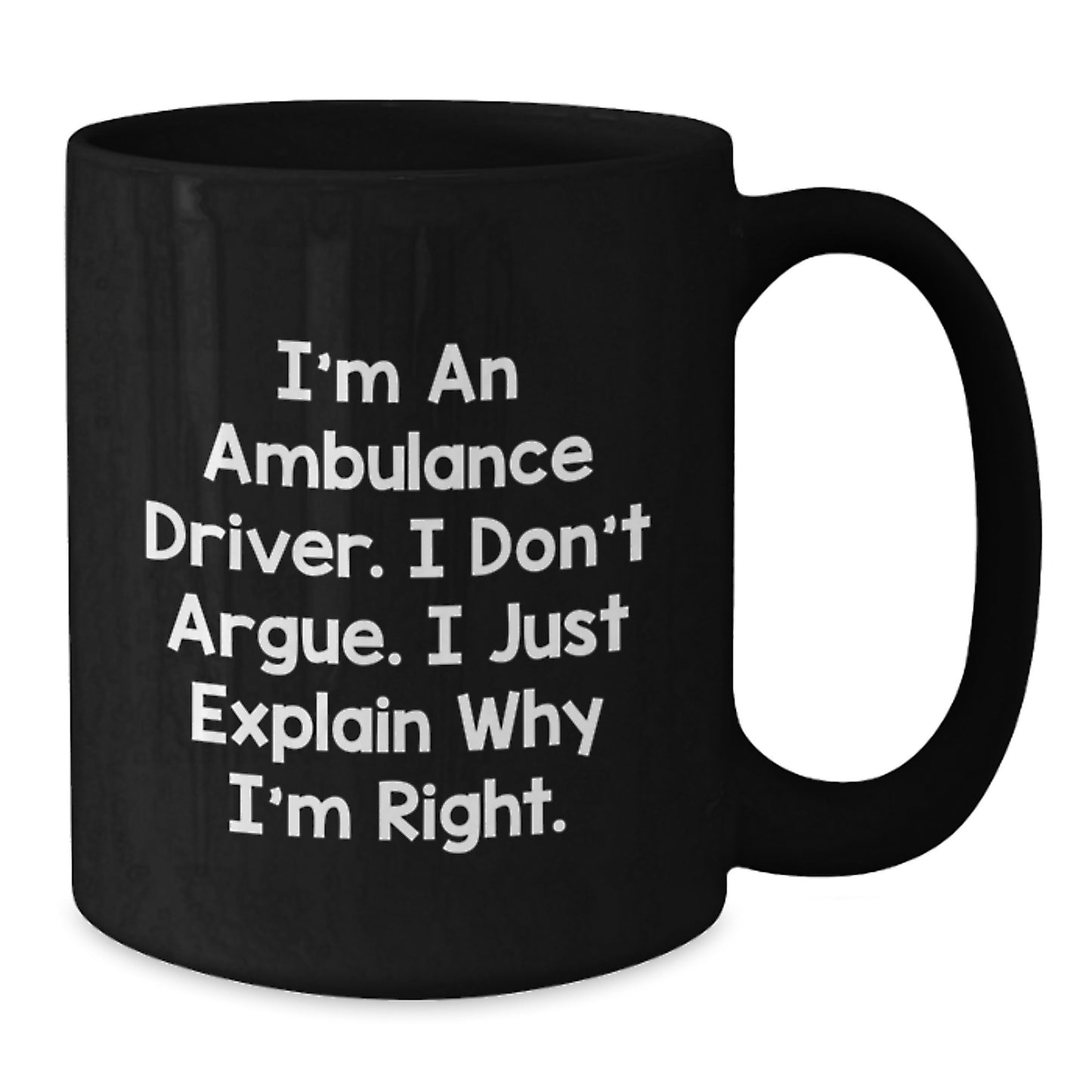 Funny Ambulance Driver Gifts from Friends, Ambulance Driver Humor Coffee Mugs for Graduation Unique Gifts Ideas - Additional