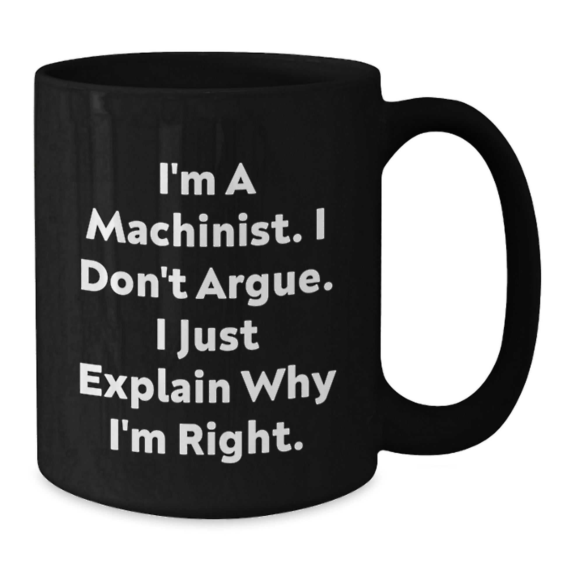 Funny Machinist Gifts from Men to Mom, Black Coffee Mug for Machinist Enthusiasts, Unique Mother's Day Unique Gift Ideas for Her - Additional