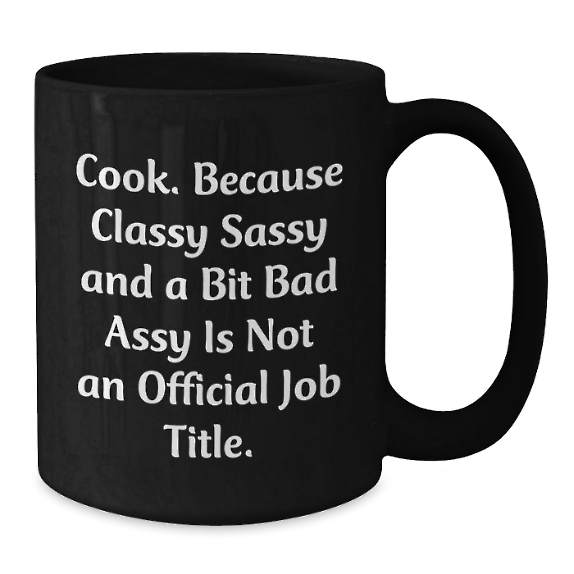 Funny Cook Gifts for Men Women Friends from Family, Black Coffee Mug with Classic Quote, Unique Christmas Memorable Presents for Coffee Lovers - Additional