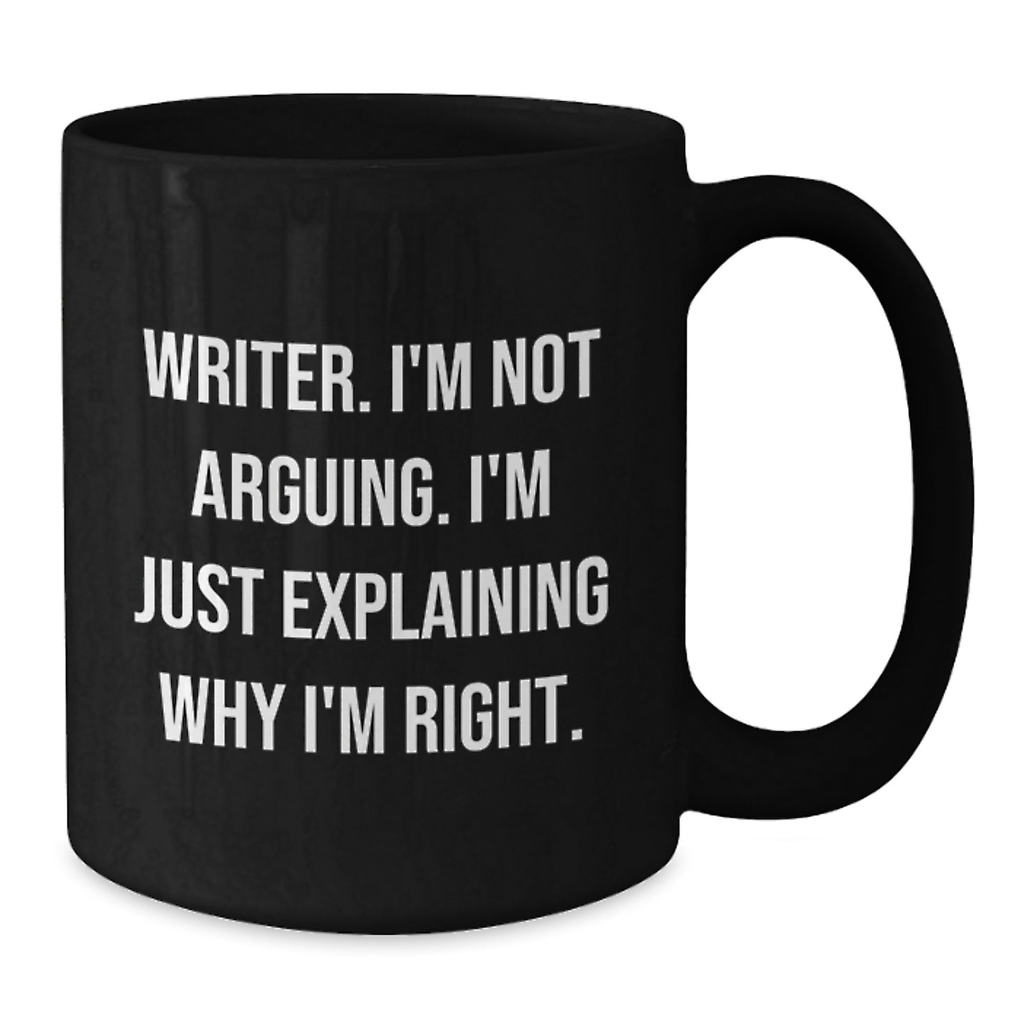 Funny Writer Quotes Black Coffee Mug Gifts for Writers from Friends - Additional