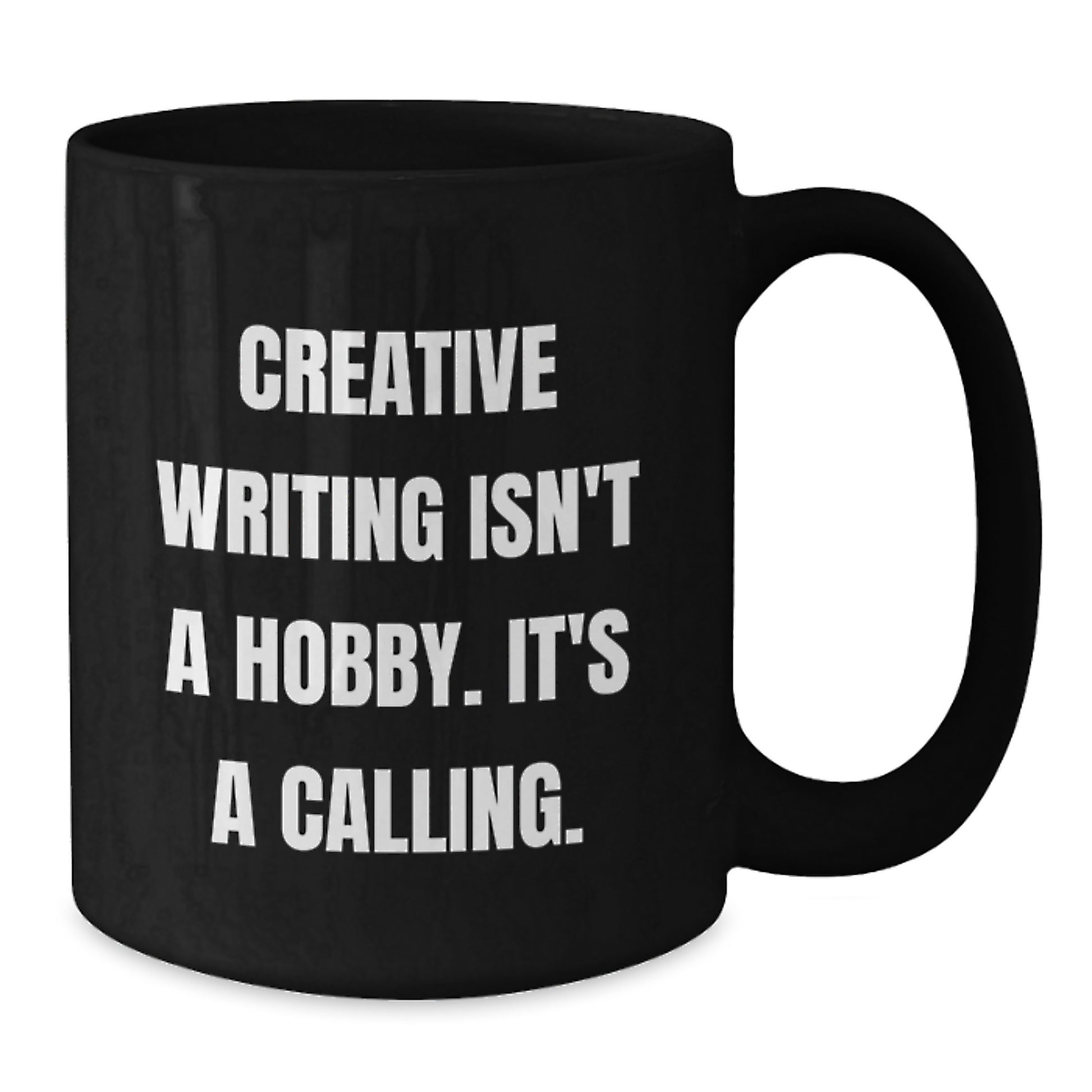 Inspiring Creative Writing Gifts for Graduates - Funny Quote Mug, Gifts from Men to Friends and Coworkers, Black Coffee Mug for Writers - Additional