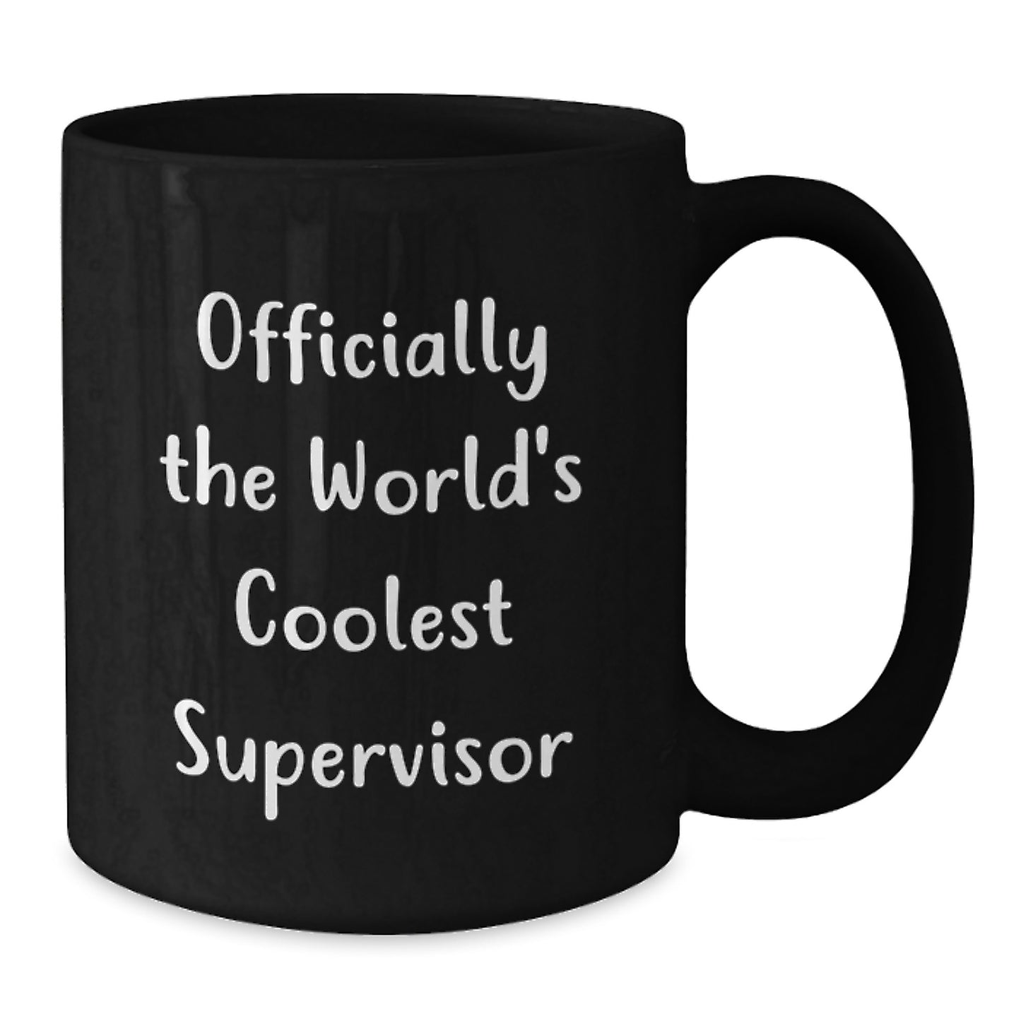 Supervisor Keepsake Black Coffee Mug for Him Graduation Gift - Additional
